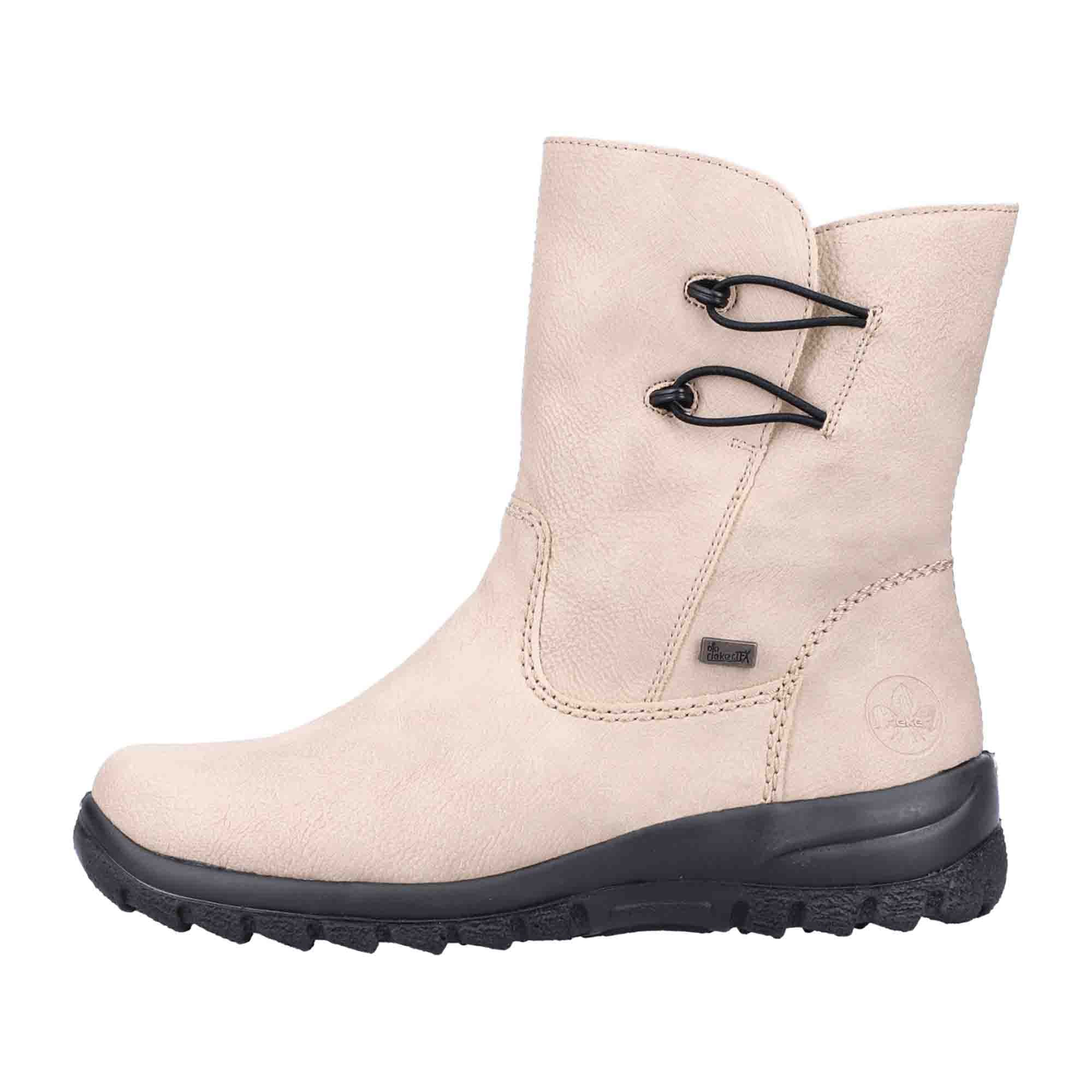 Rieker Beige Women's Boots Z7172-62 Fall Winter Collection