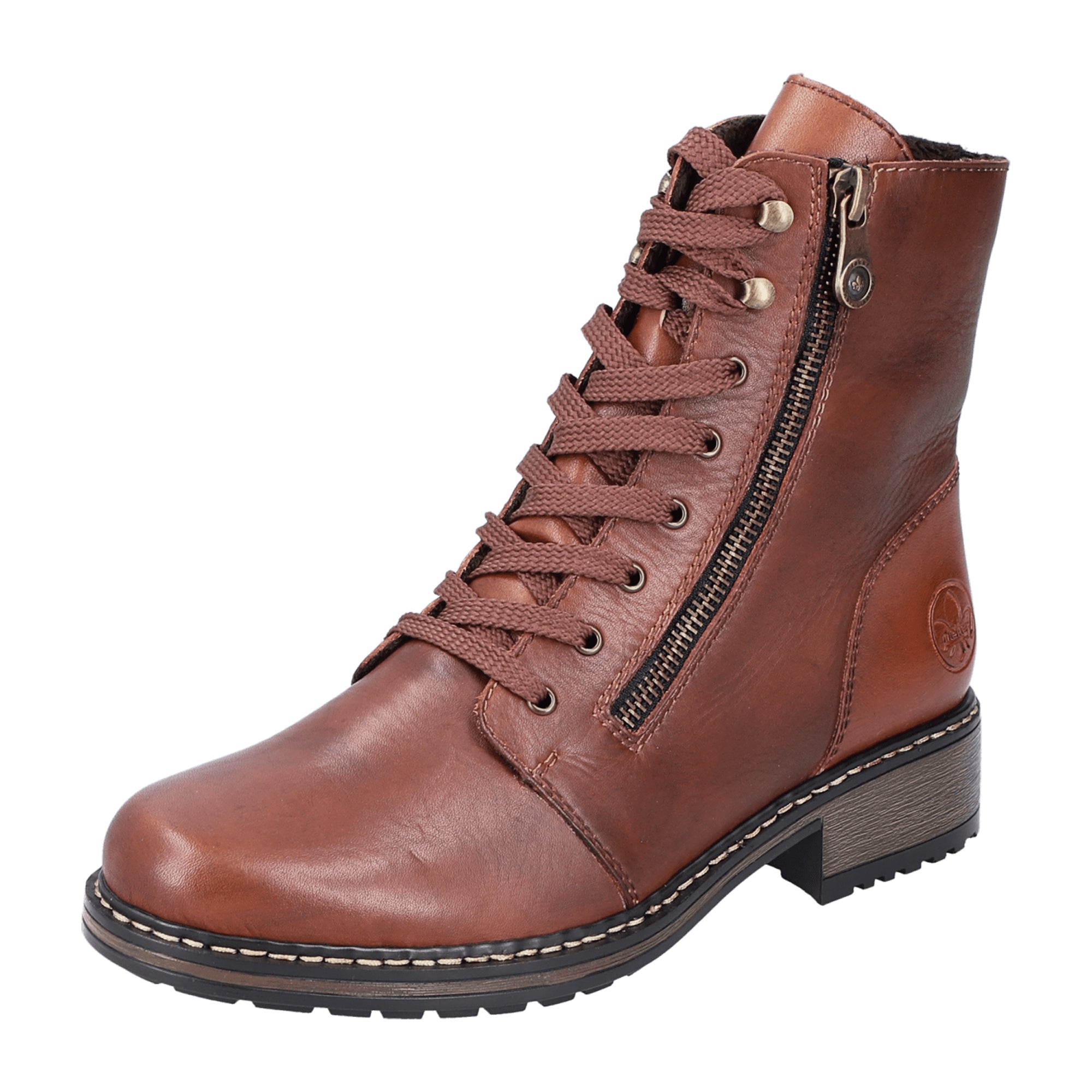 Rieker HWK Women's Brown Boots for Fall and Winter