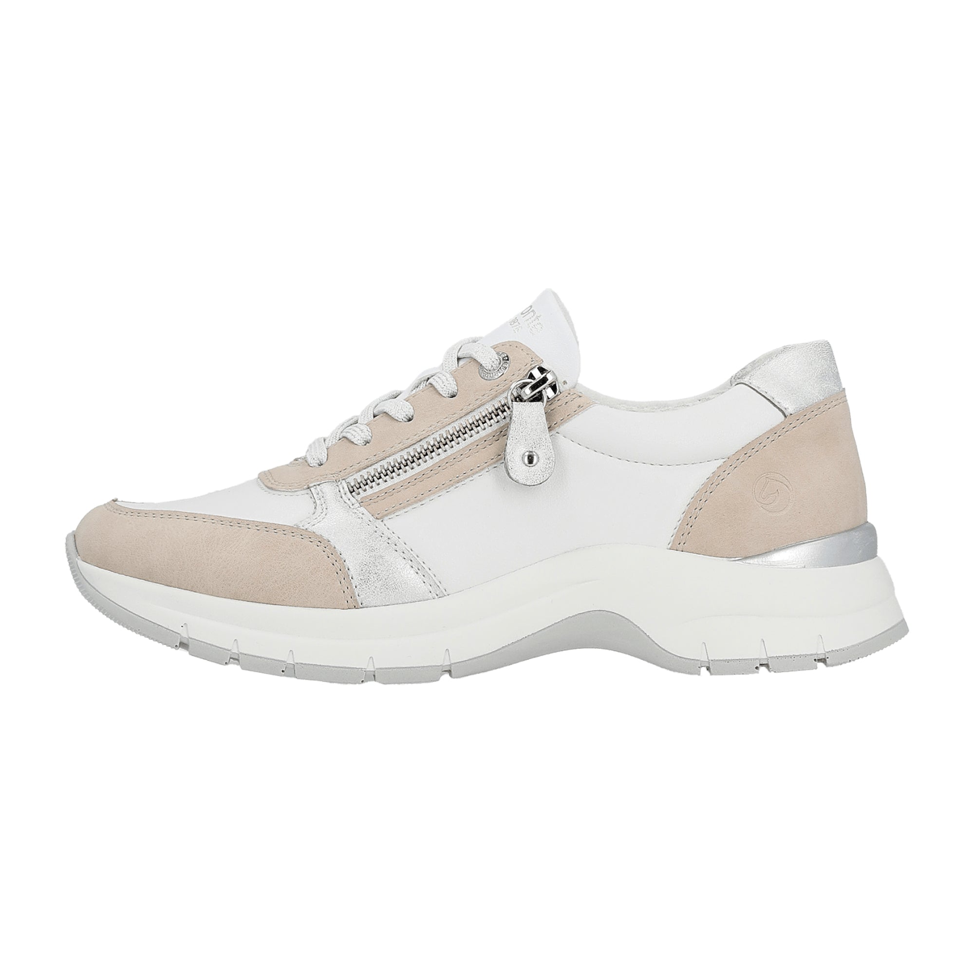 Remonte D0G0981 White Women's Shoes Comfortable Wide Fit Casual Flat