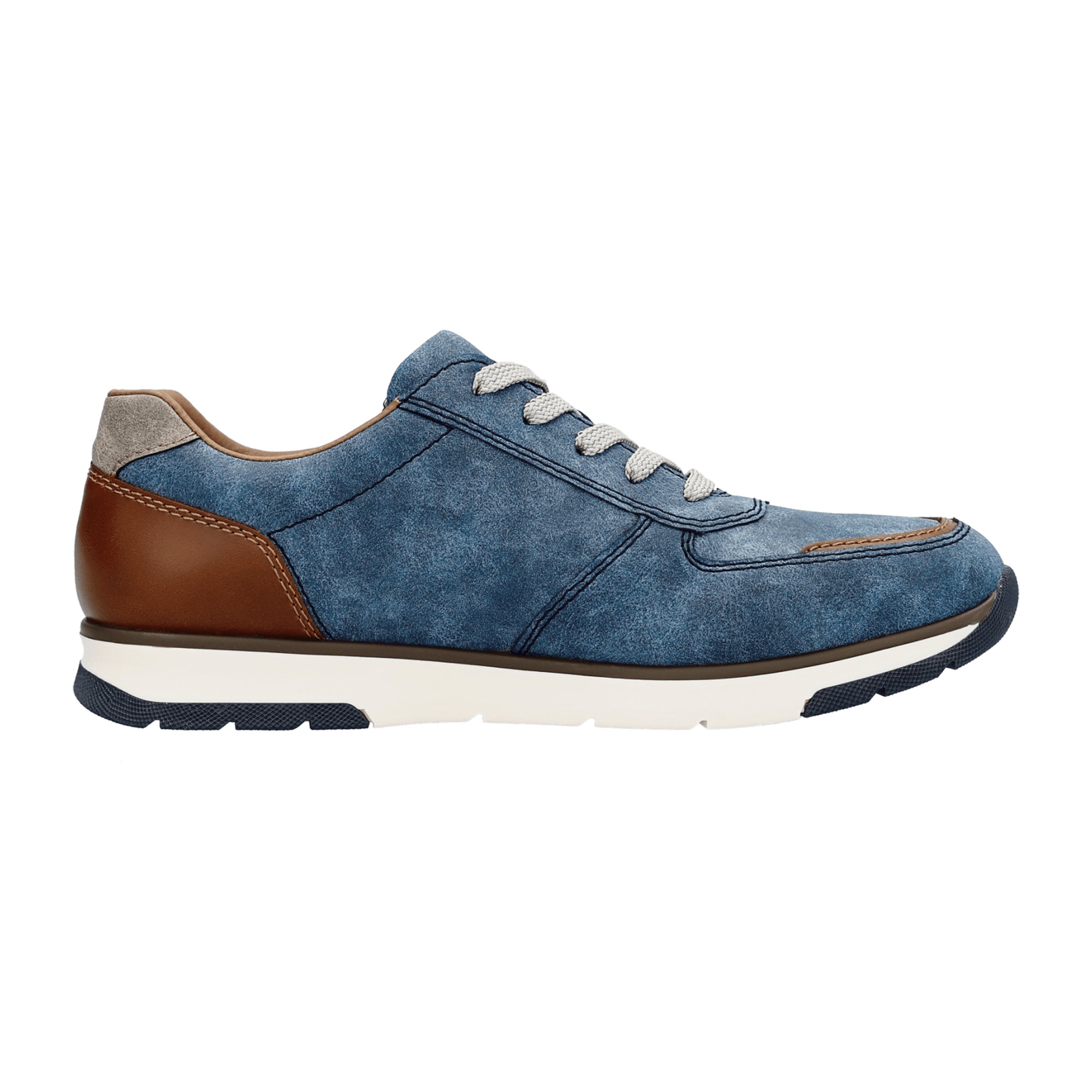 Rieker B2010-14 Men's Blue Synthetic Leather Shoes