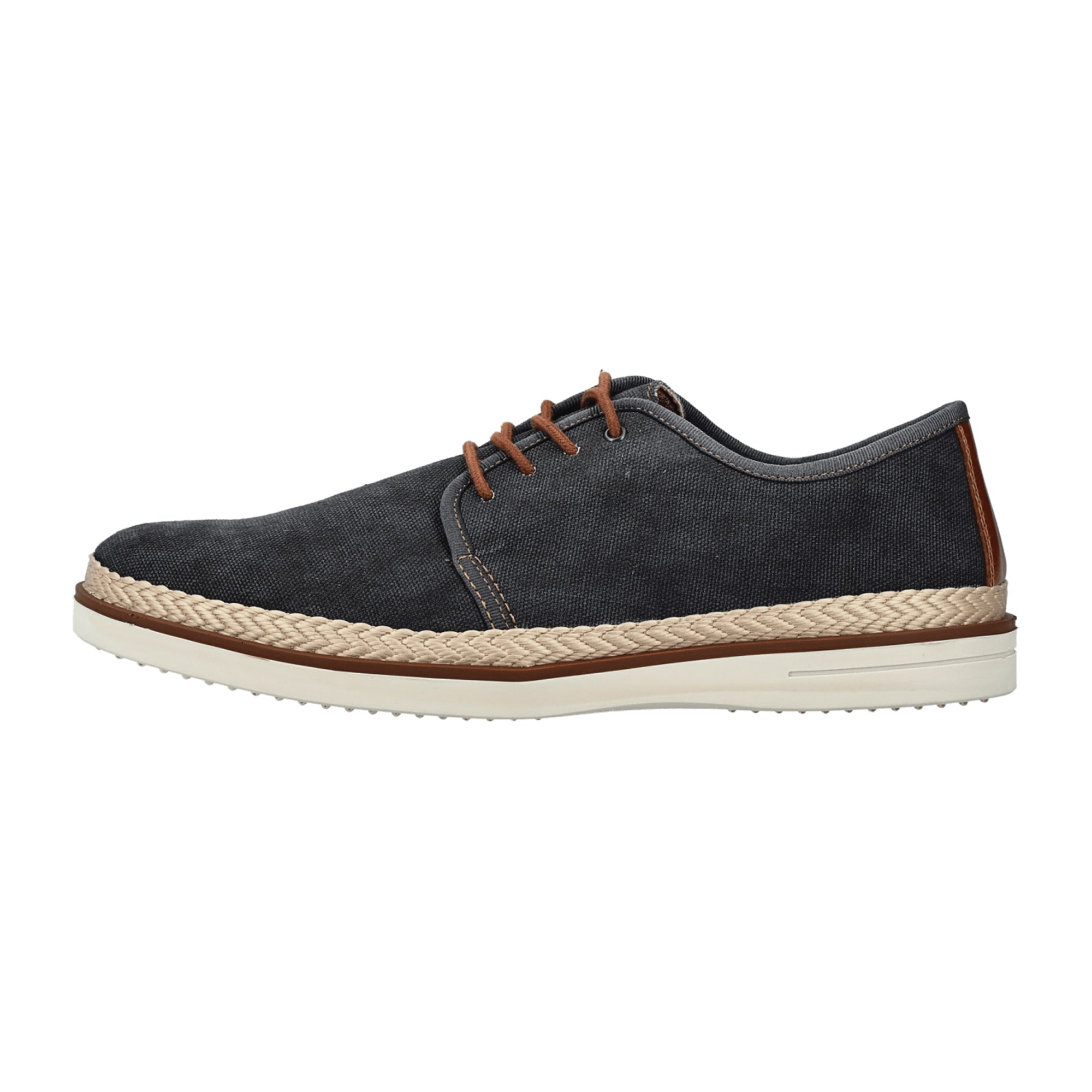 Rieker FSK Men's Casual Shoes Gray Textile Upper Normal Width Flat Heel
