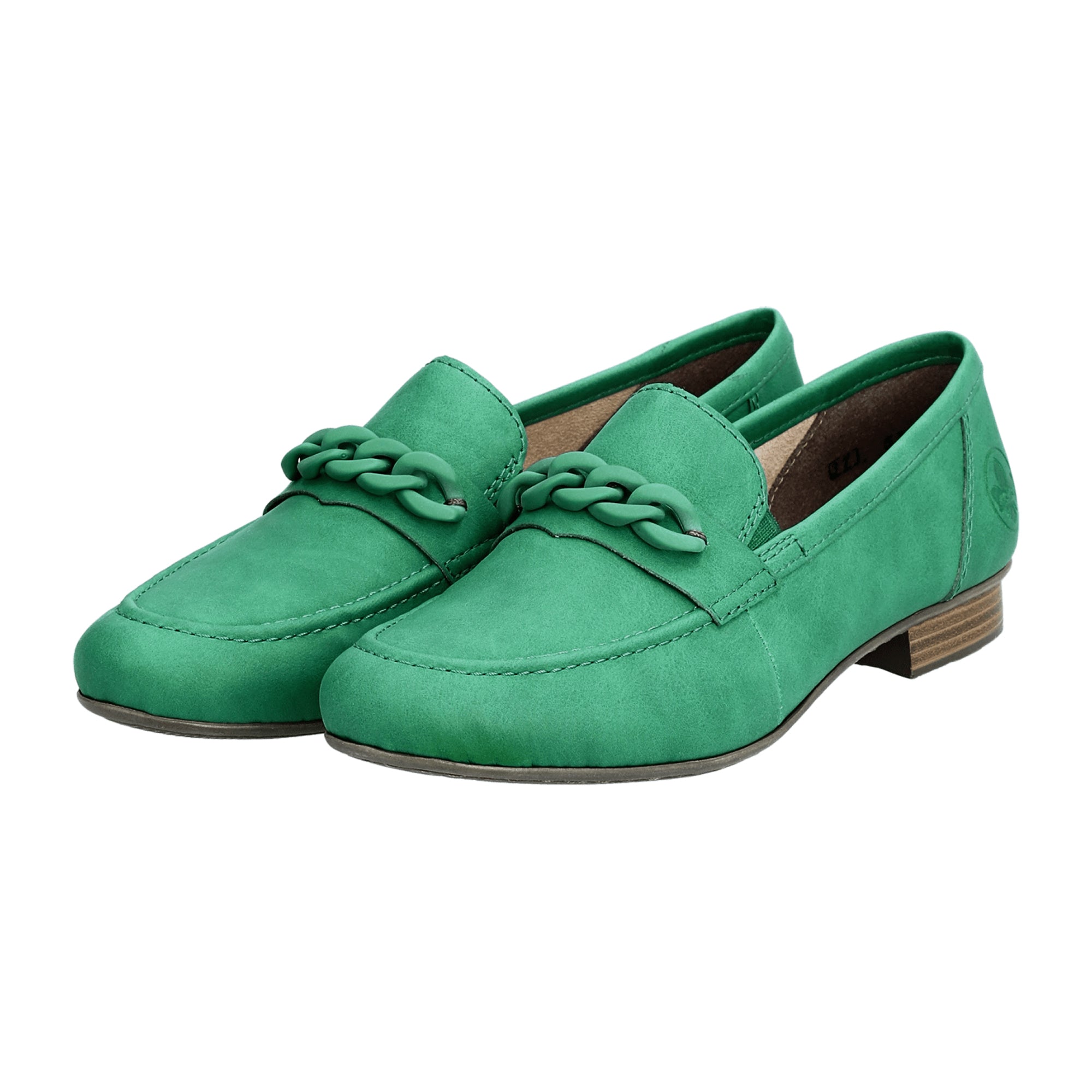 Rieker Morelia Women's Green Slip-On Shoes Synthetic Upper Round Toe