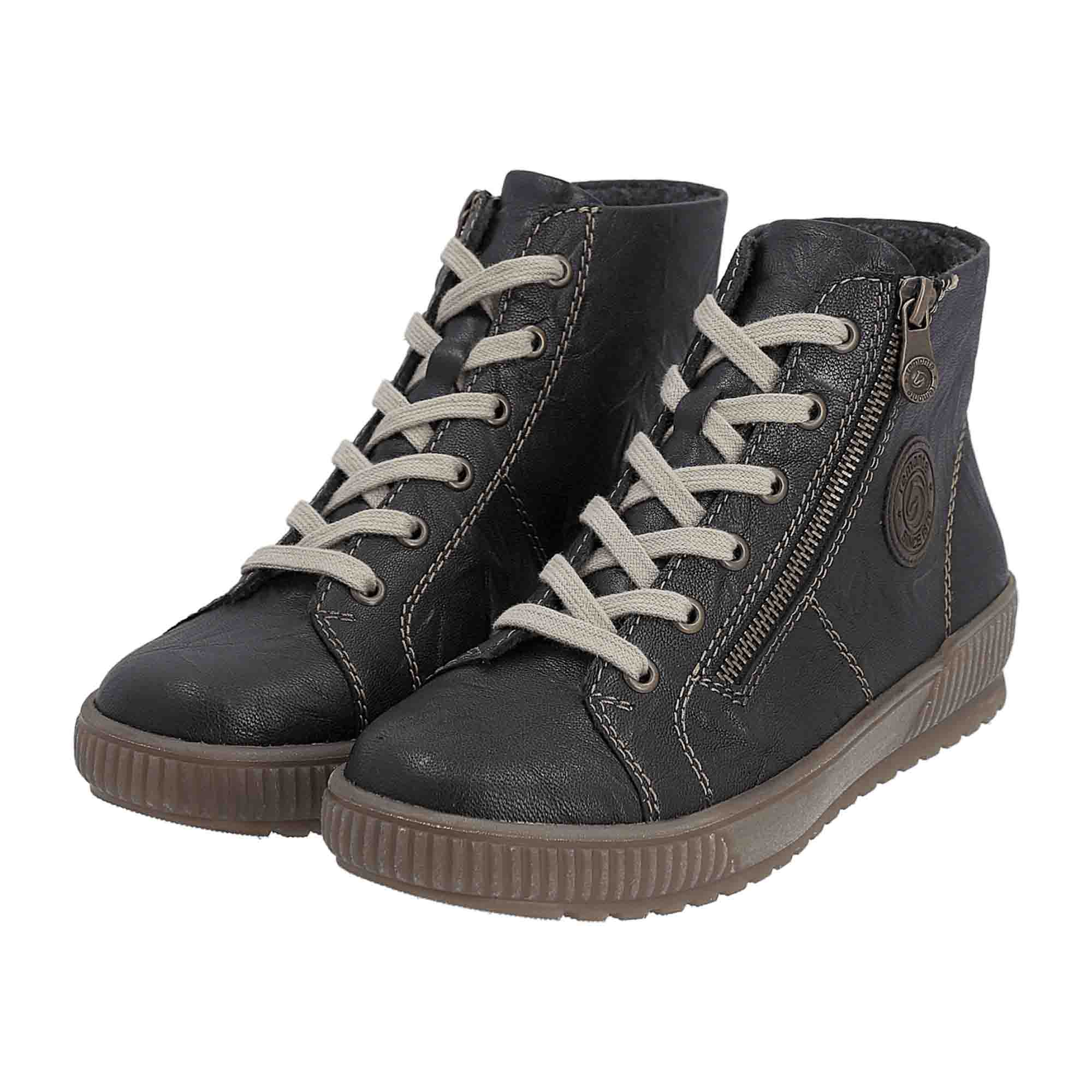 Remonte P1 Women's Black Shoes for Fall Winter
