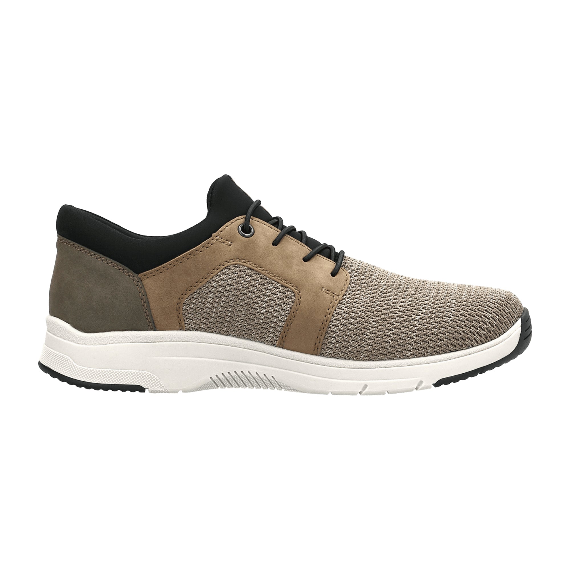 Rieker Beige Men's Casual Shoes Textured Textile Upper Normal Width