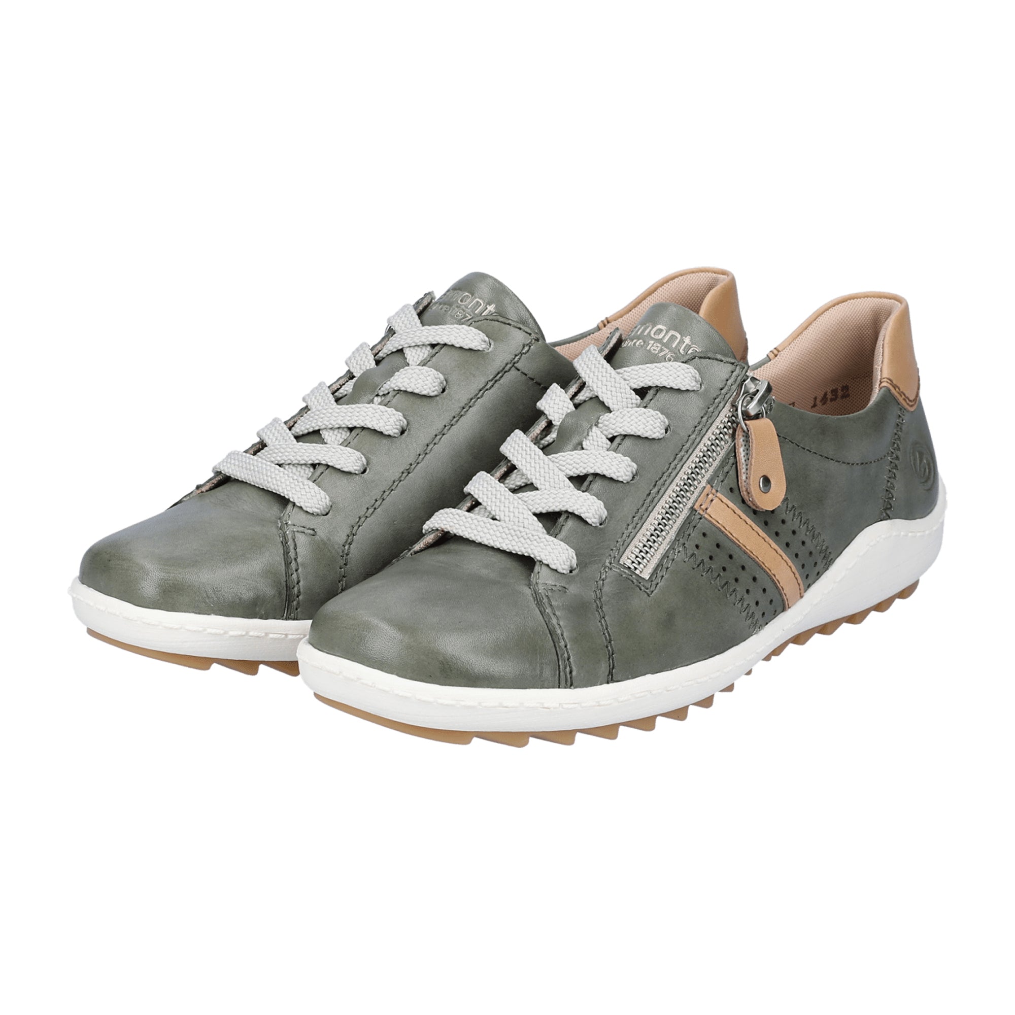 Remonte Women's Green Casual Shoes Flat Heel Comfortable and Stylish