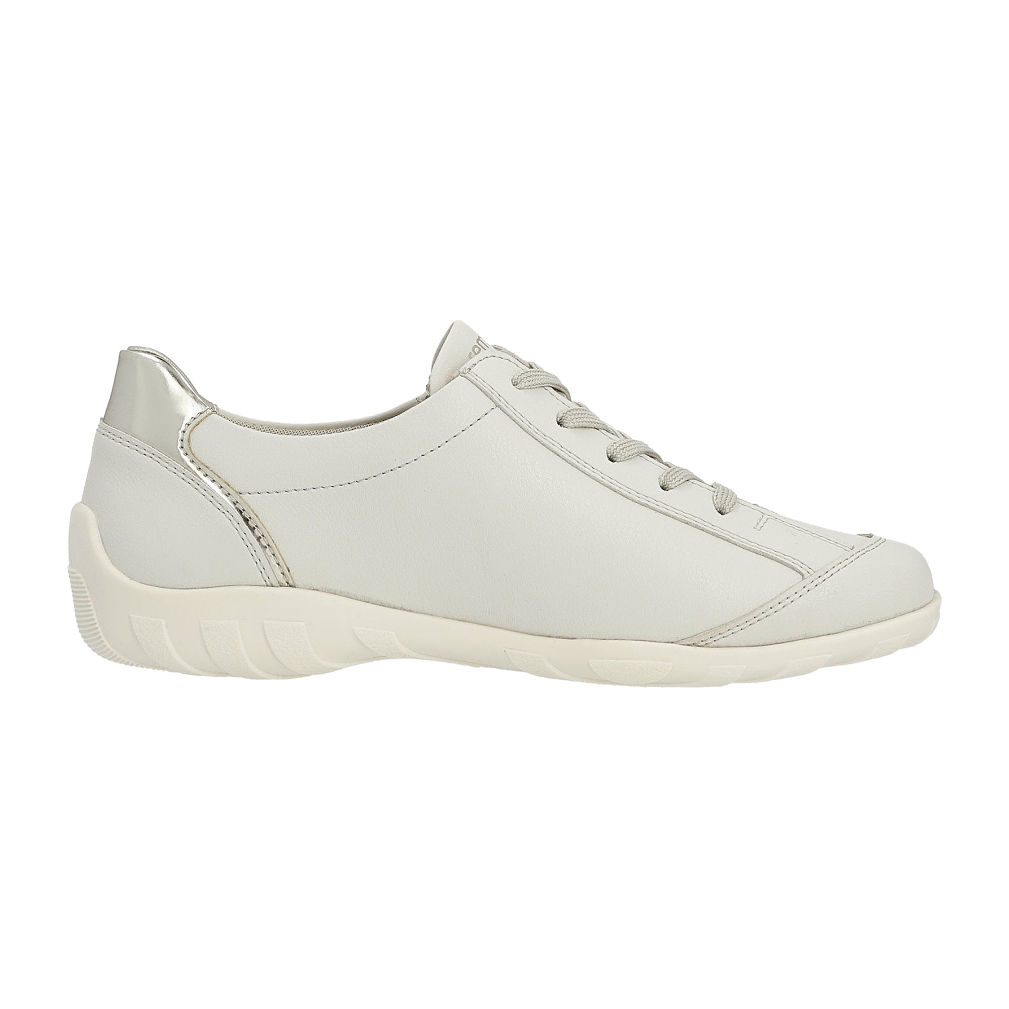 Women's Remonte R3411-80 White Sneakers with Air Cushion Comfort