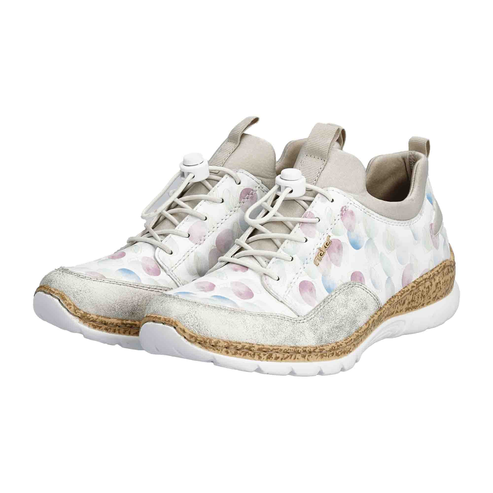 Rieker FSK Women's Slip-On Shoes, Colorful, Removable Insole, Synthetic Leather