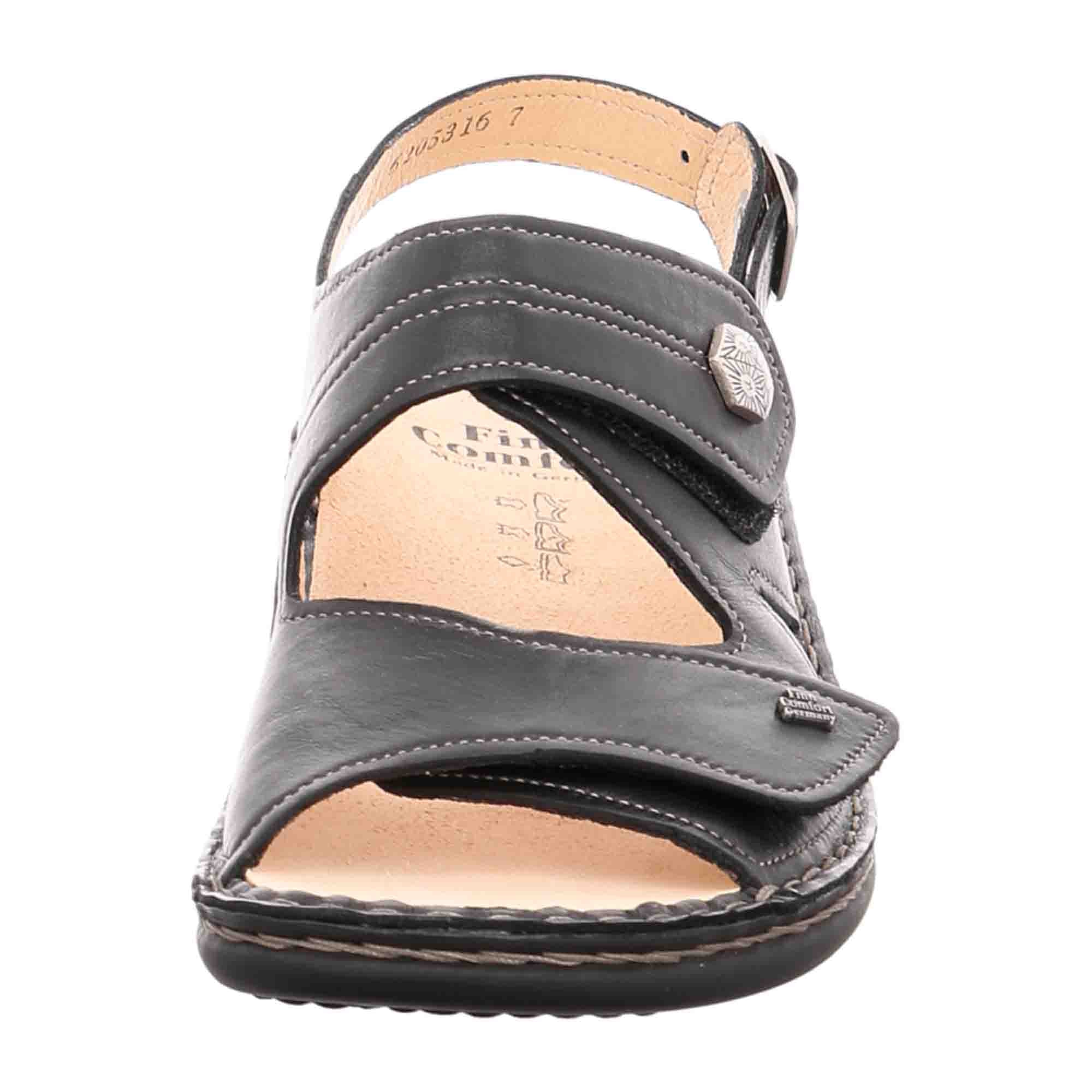 Finn Comfort Milos Women's Comfort Sandals, Black - Stylish & Durable