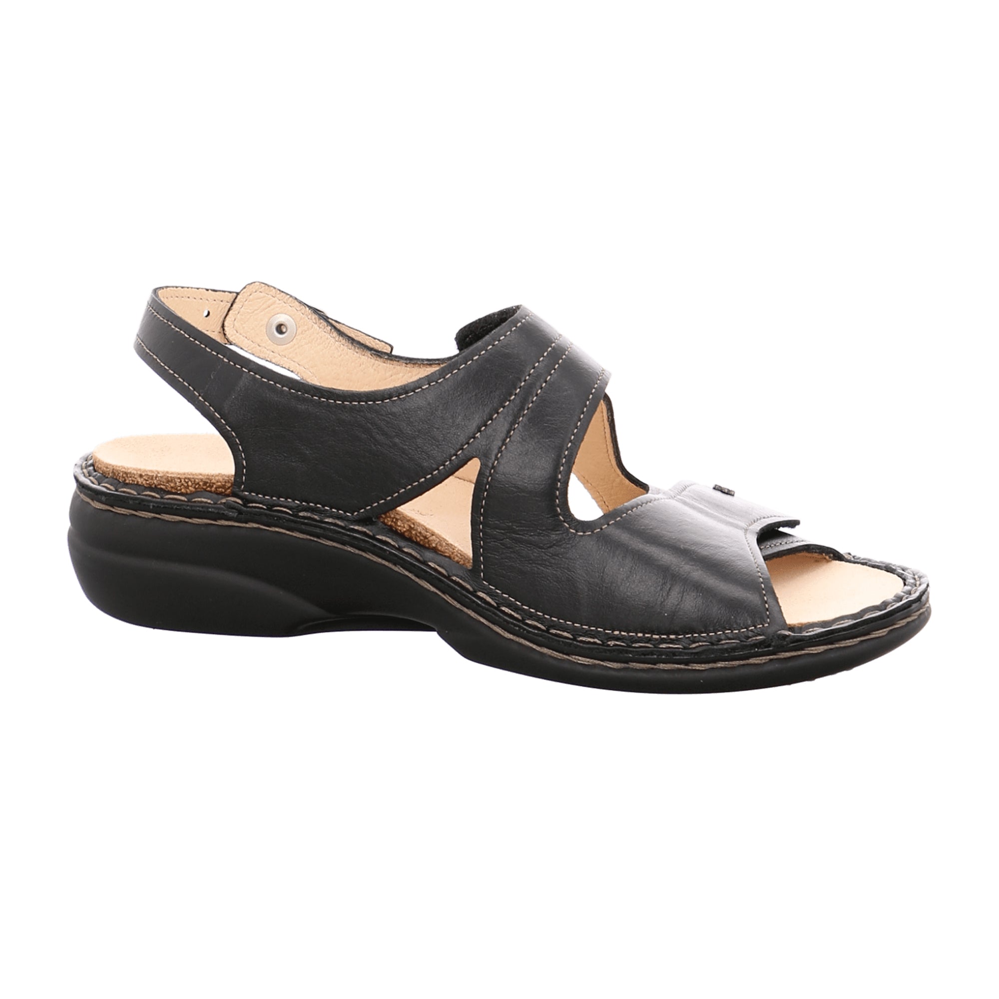 Finn Comfort Milos Women's Comfort Sandals, Black - Stylish & Durable