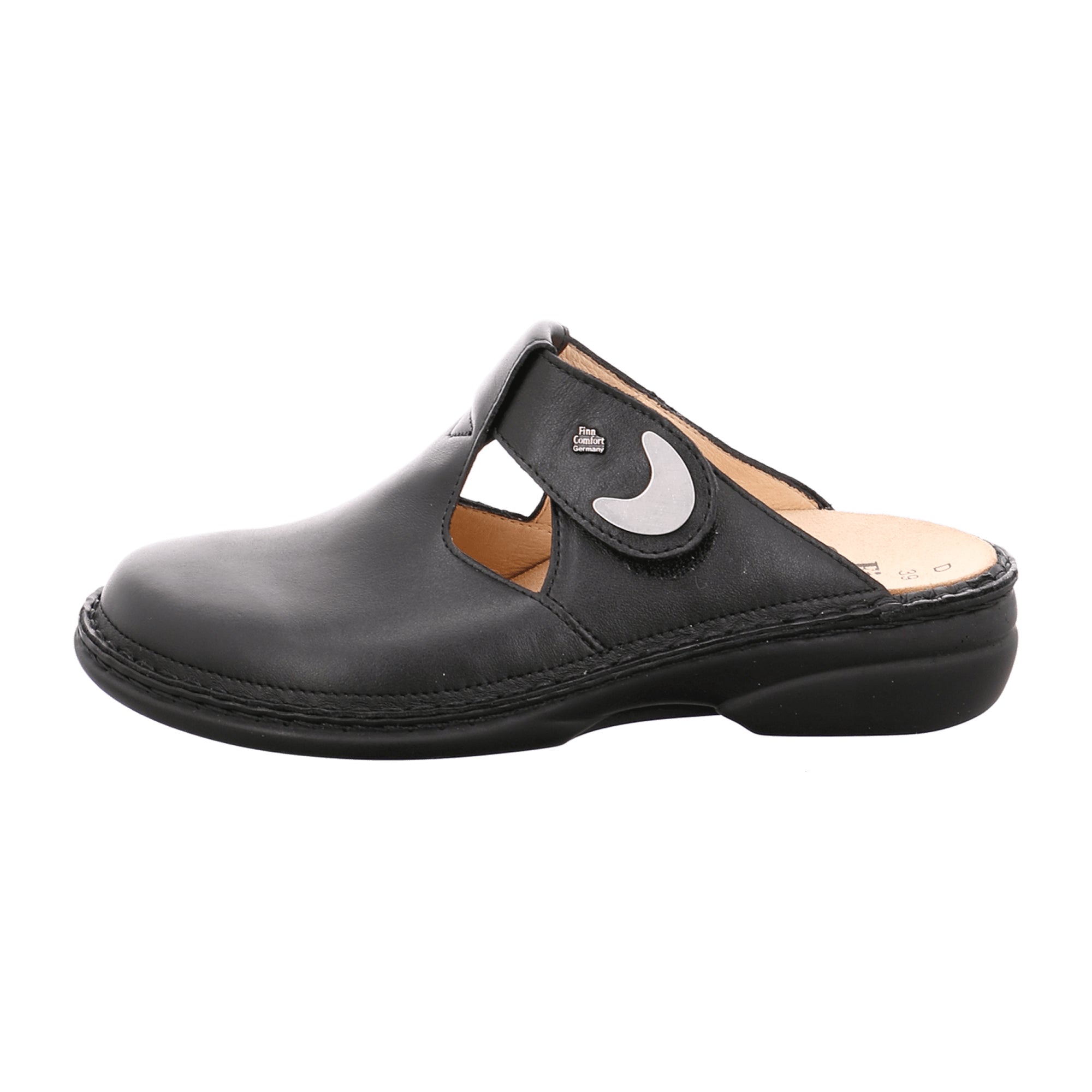 Finn Comfort Belem Women’s Comfort Clogs, Stylish Black Leather