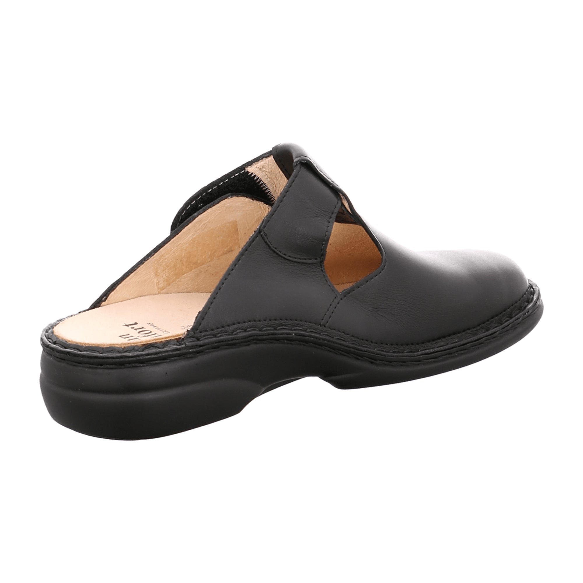 Finn Comfort Belem Women’s Comfort Clogs, Stylish Black Leather
