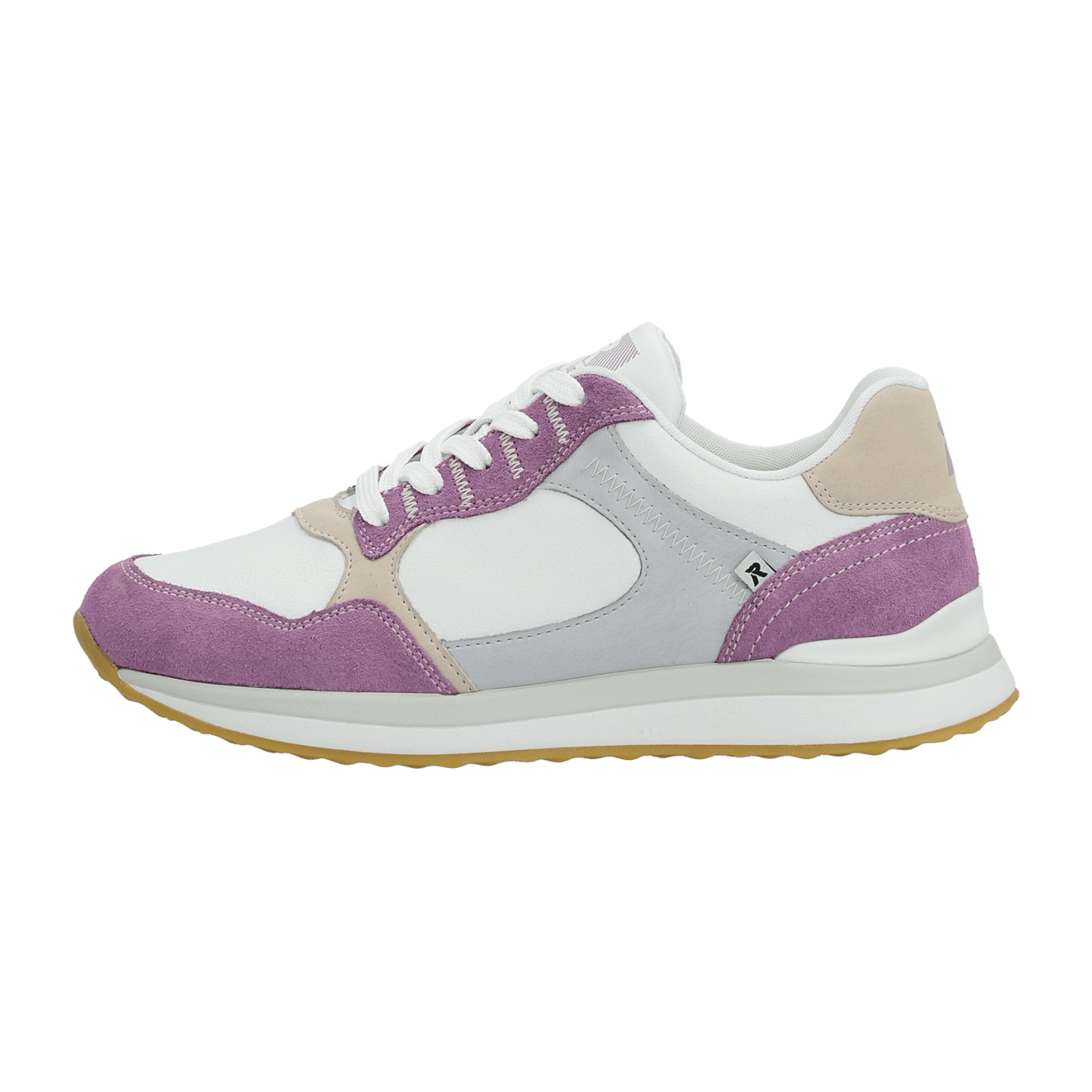 Rieker Women's Colorful Leather Lace-Up Shoes with Removable Insole - Bartel-Shop