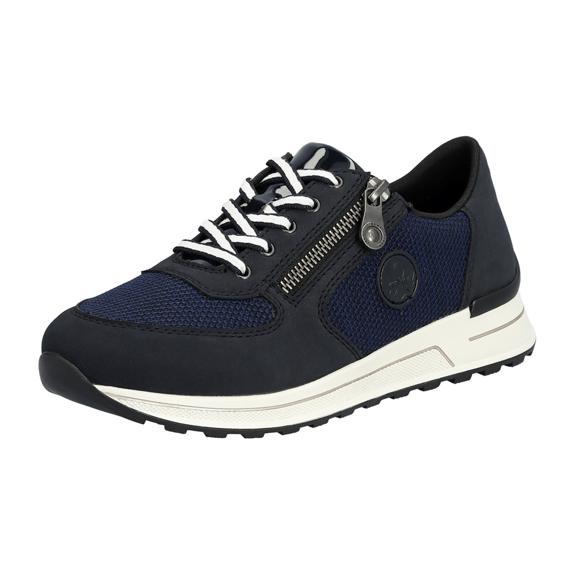 Rieker FSK Women's Blue Casual Shoes Comfortable Wide Fit Synthetic Leather