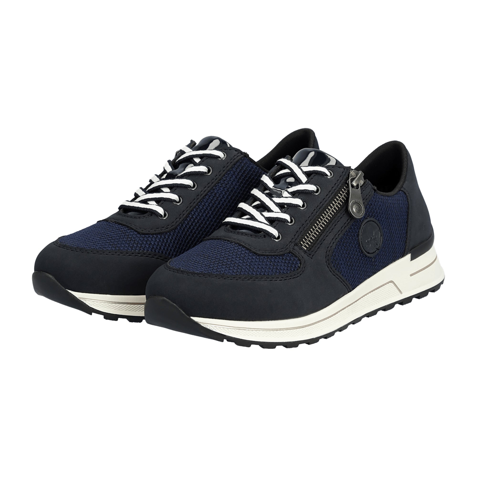 Rieker FSK Women's Blue Casual Shoes Comfortable Wide Fit Synthetic Leather