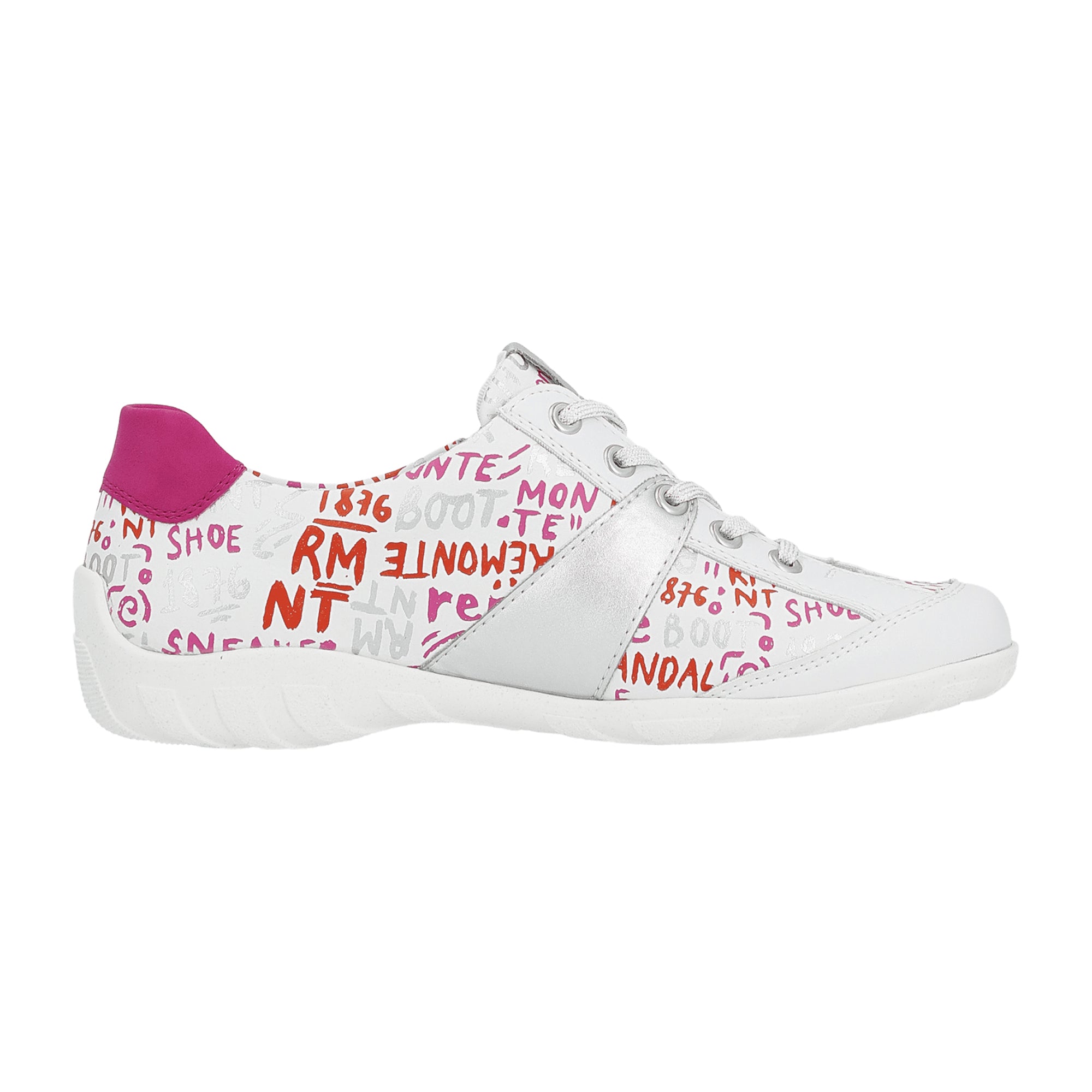 Remonte Women's White Casual Leather Shoes
