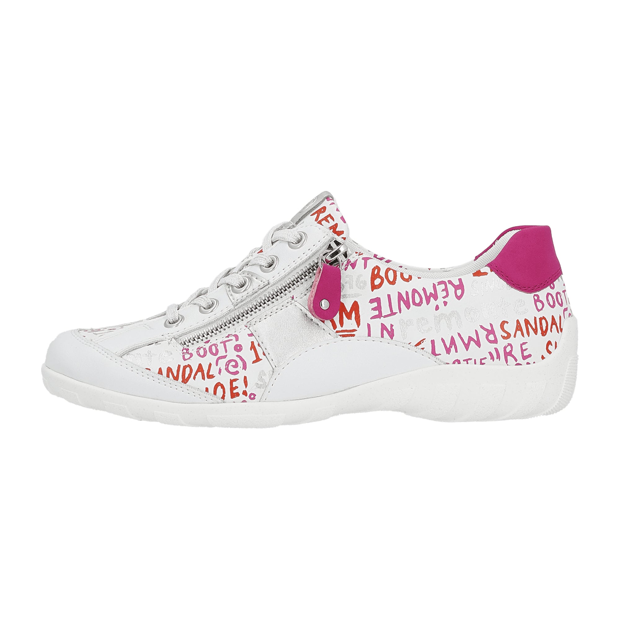 Remonte Women's White Casual Leather Shoes