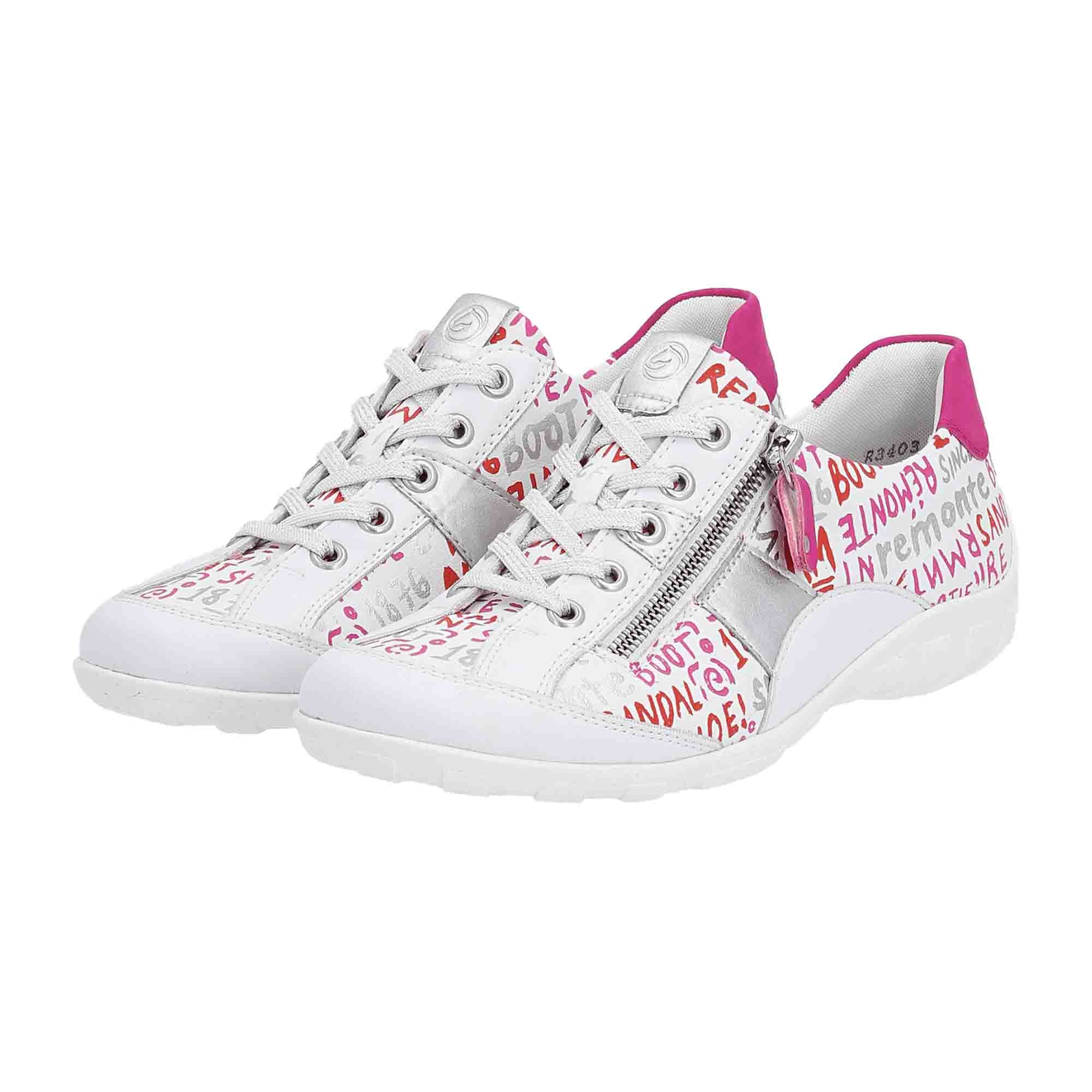 Remonte Women's White Casual Leather Shoes
