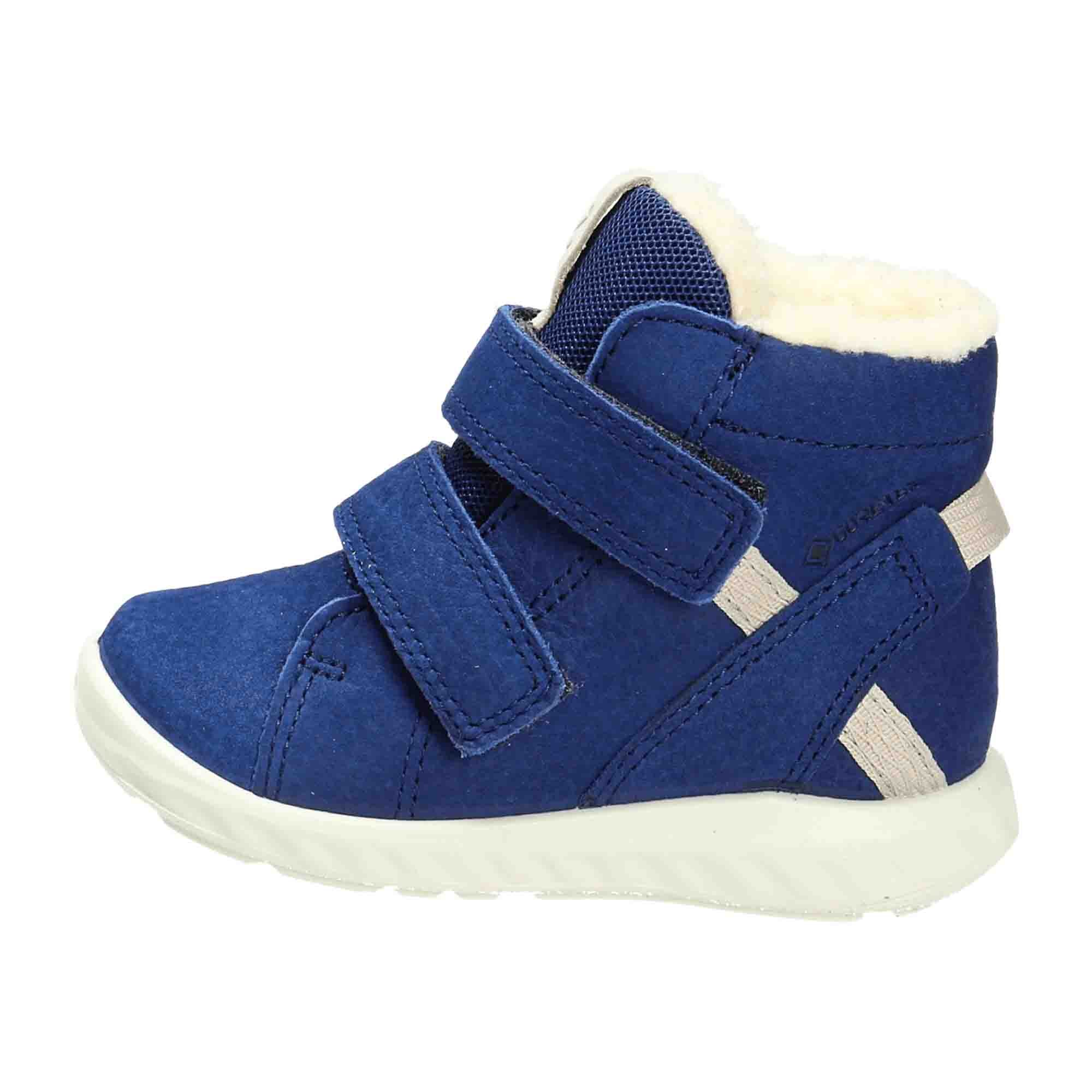 Ecco Kids Blue Shoes for Children - Durable & Stylish Footwear