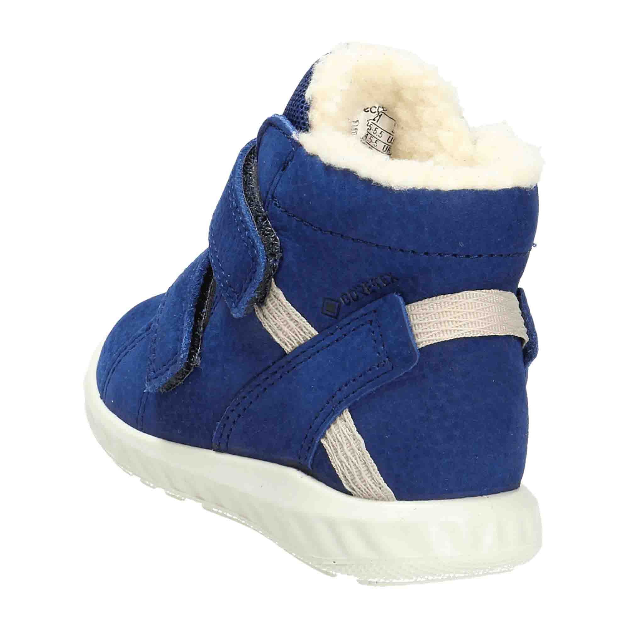 Ecco Kids Blue Shoes for Children - Durable & Stylish Footwear