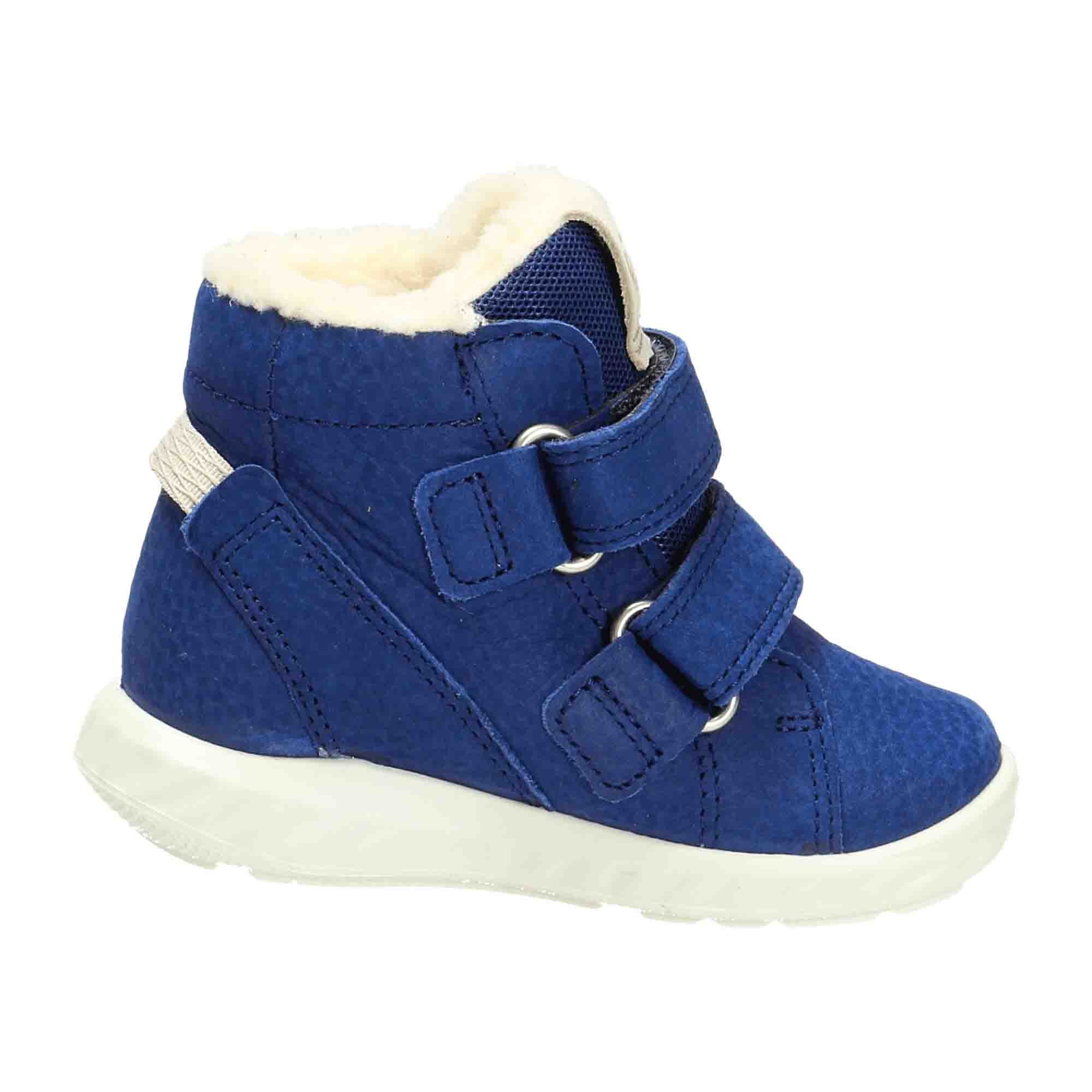 Ecco Kids Blue Shoes for Children - Durable & Stylish Footwear