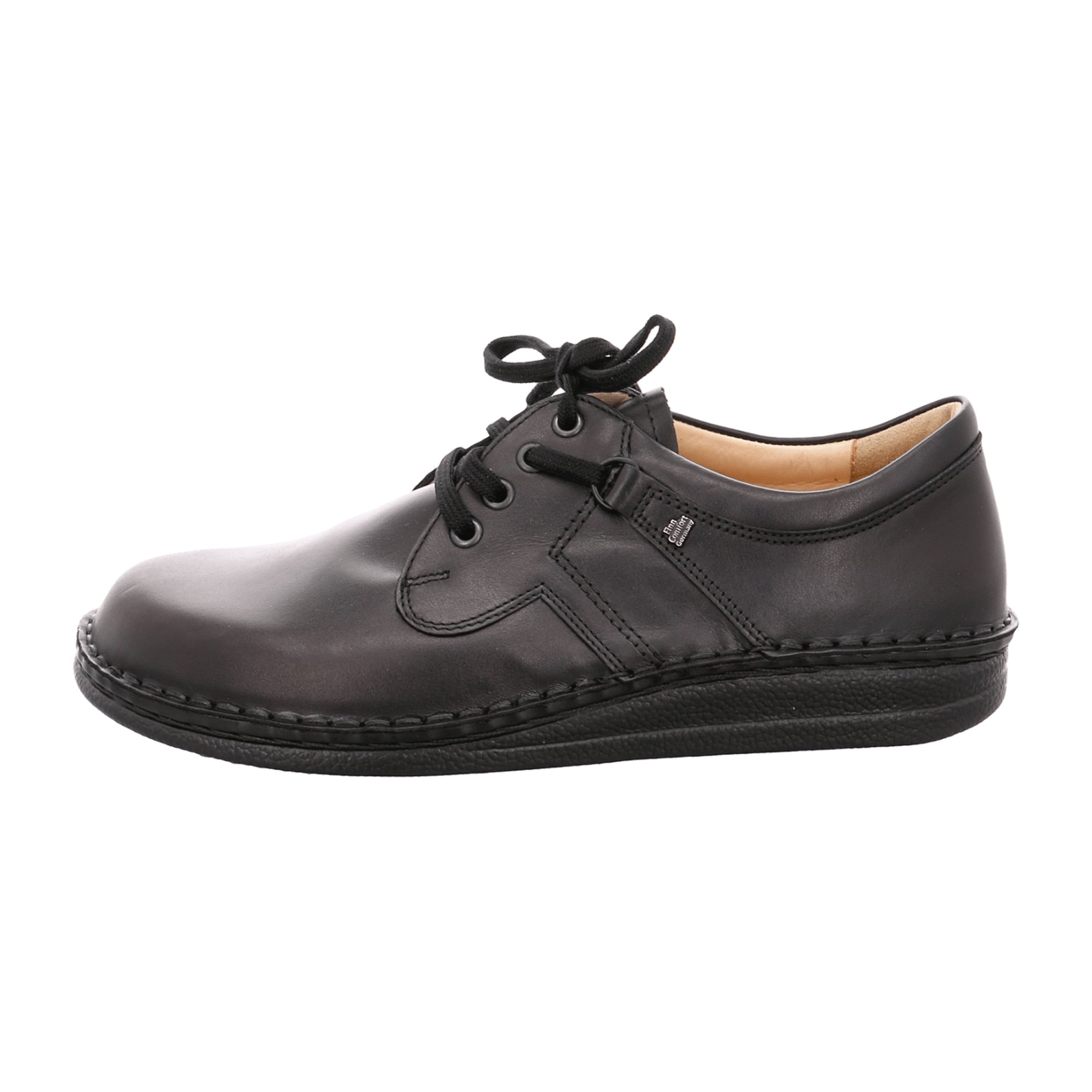 Finn Comfort Vaasa Men's Comfort Shoes - Elegant Black Leather
