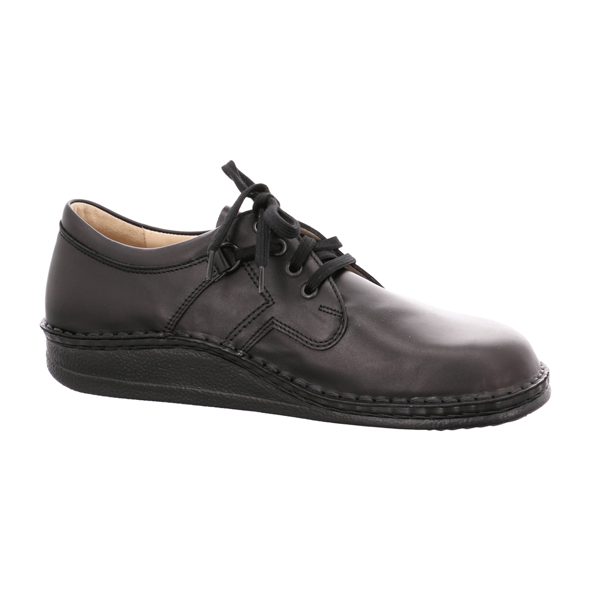 Finn Comfort Vaasa Men's Comfort Shoes - Elegant Black Leather