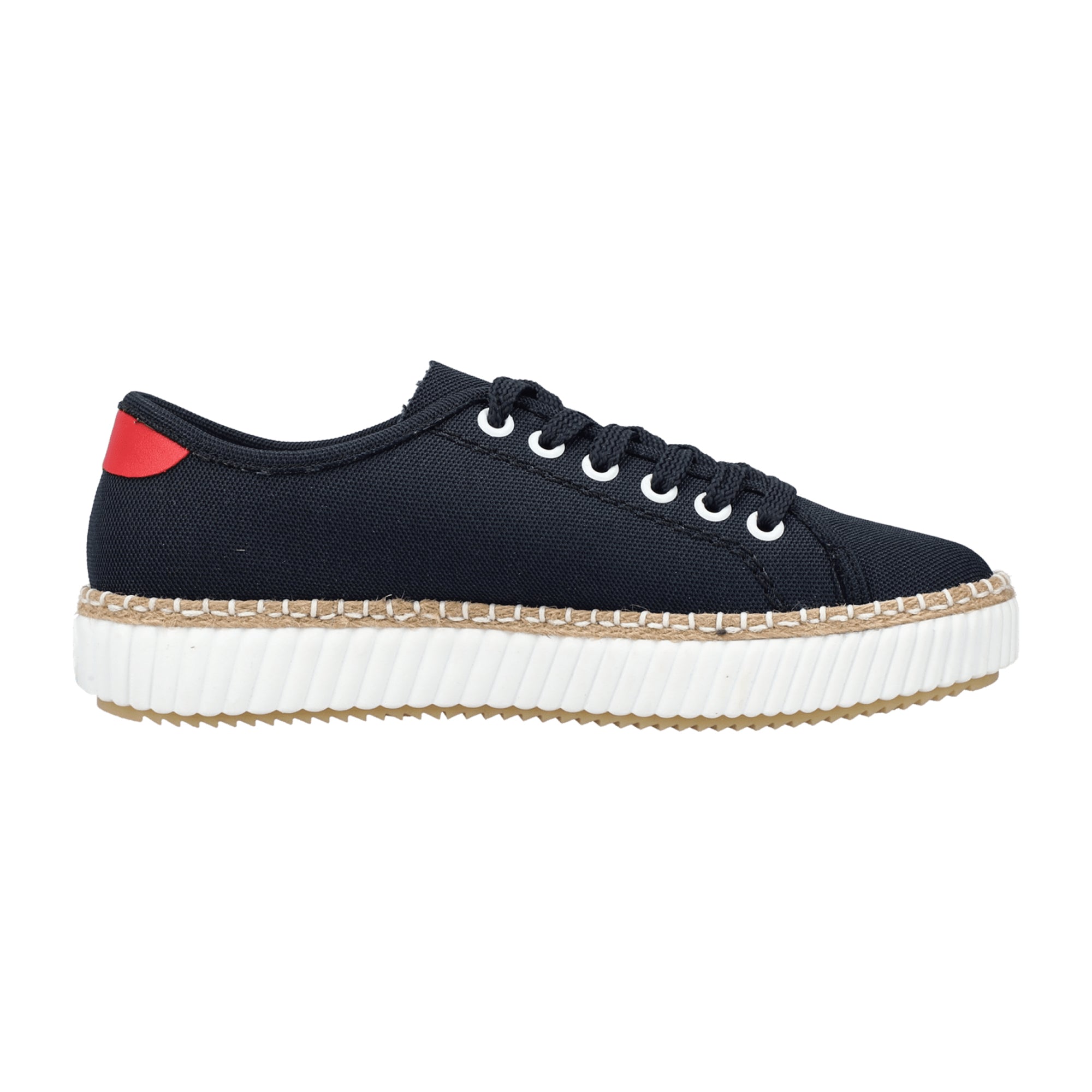 Rieker FSK Women's Blue Casual Shoes Textile Upper Flat Heel Comfortable Fit