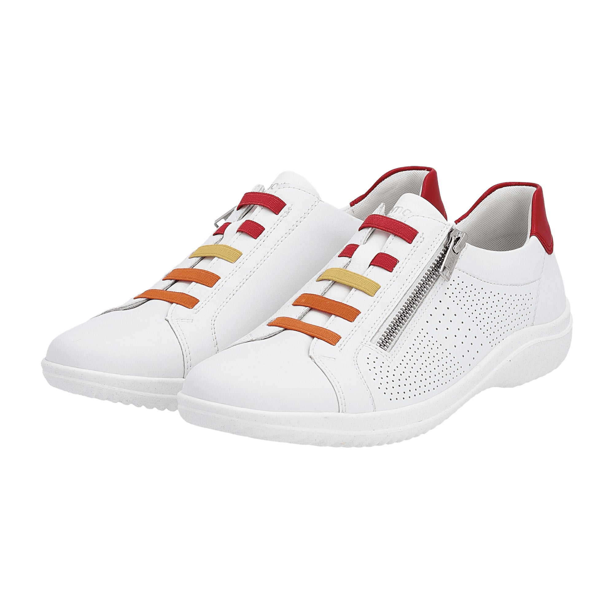 Remonte White Women's Casual Shoes D1E0280 Comfortable and Stylish