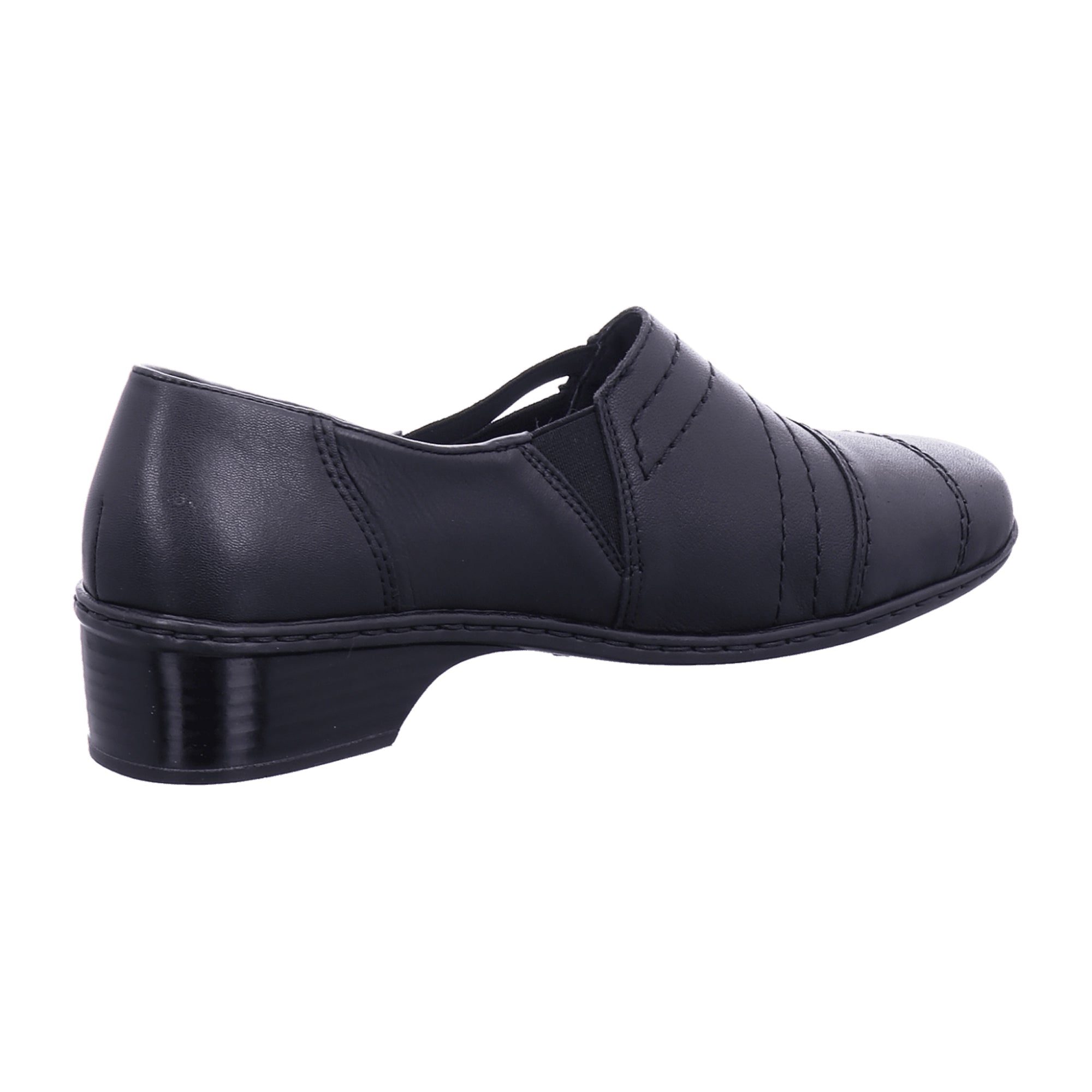 Rieker Comfortable Women's Slip-On Shoes Black
