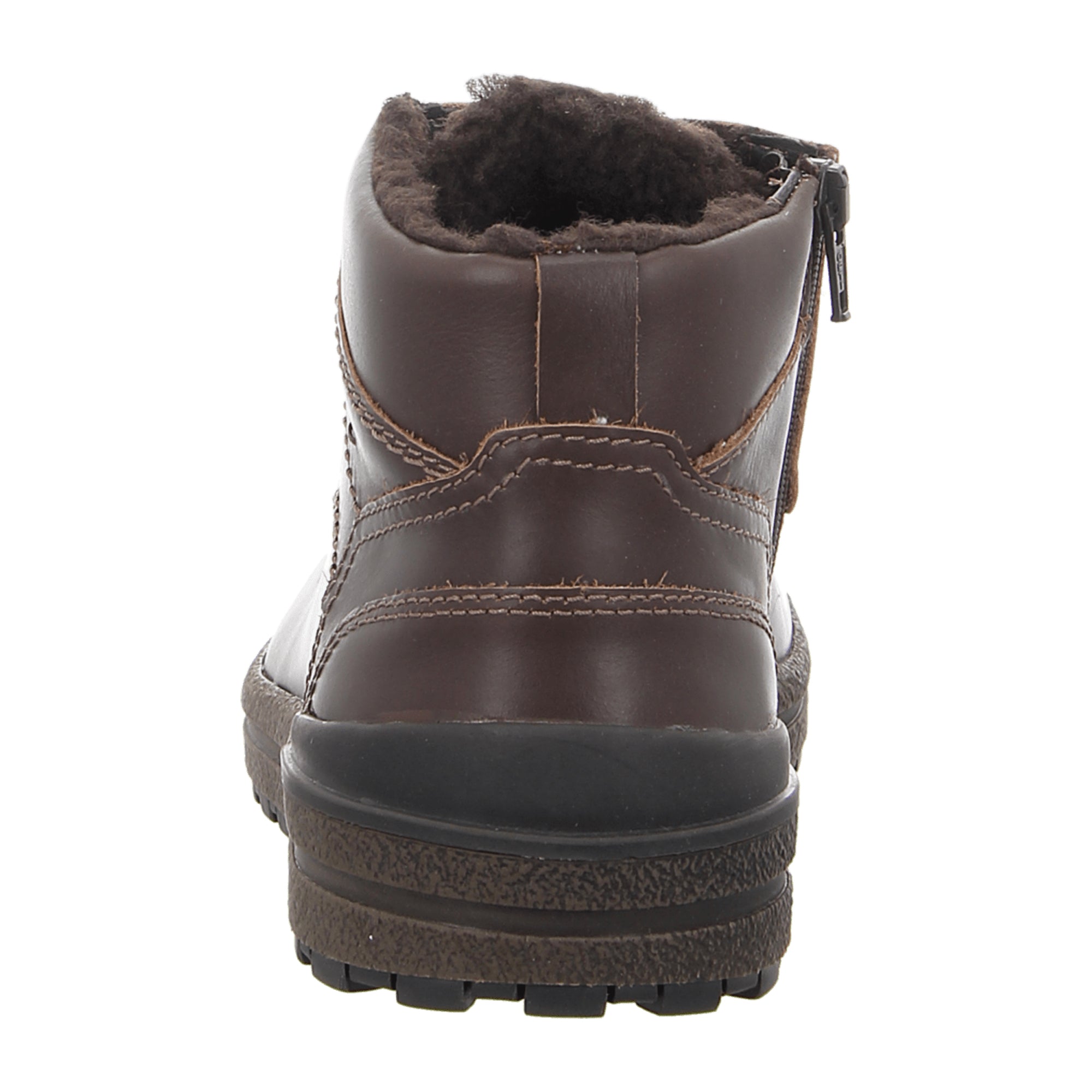 Josef Seibel Men's Brown Lace-Up Ankle Boots