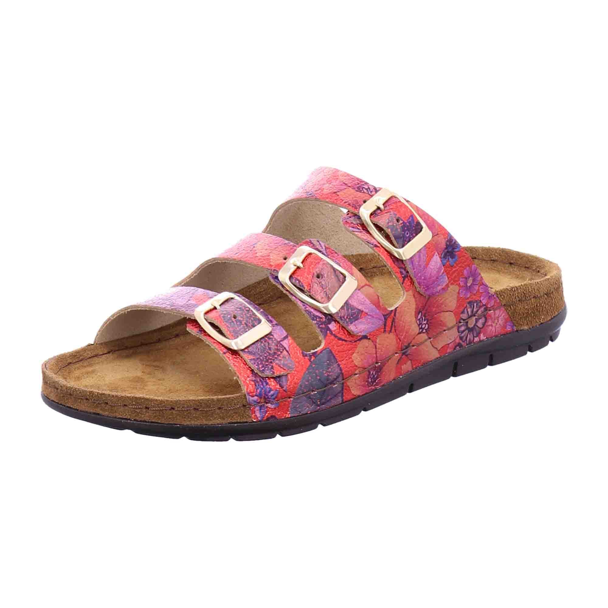 Rohde Comfortable Women's Colorful Slip-On Sandals Textile Synthetic Leather Sole