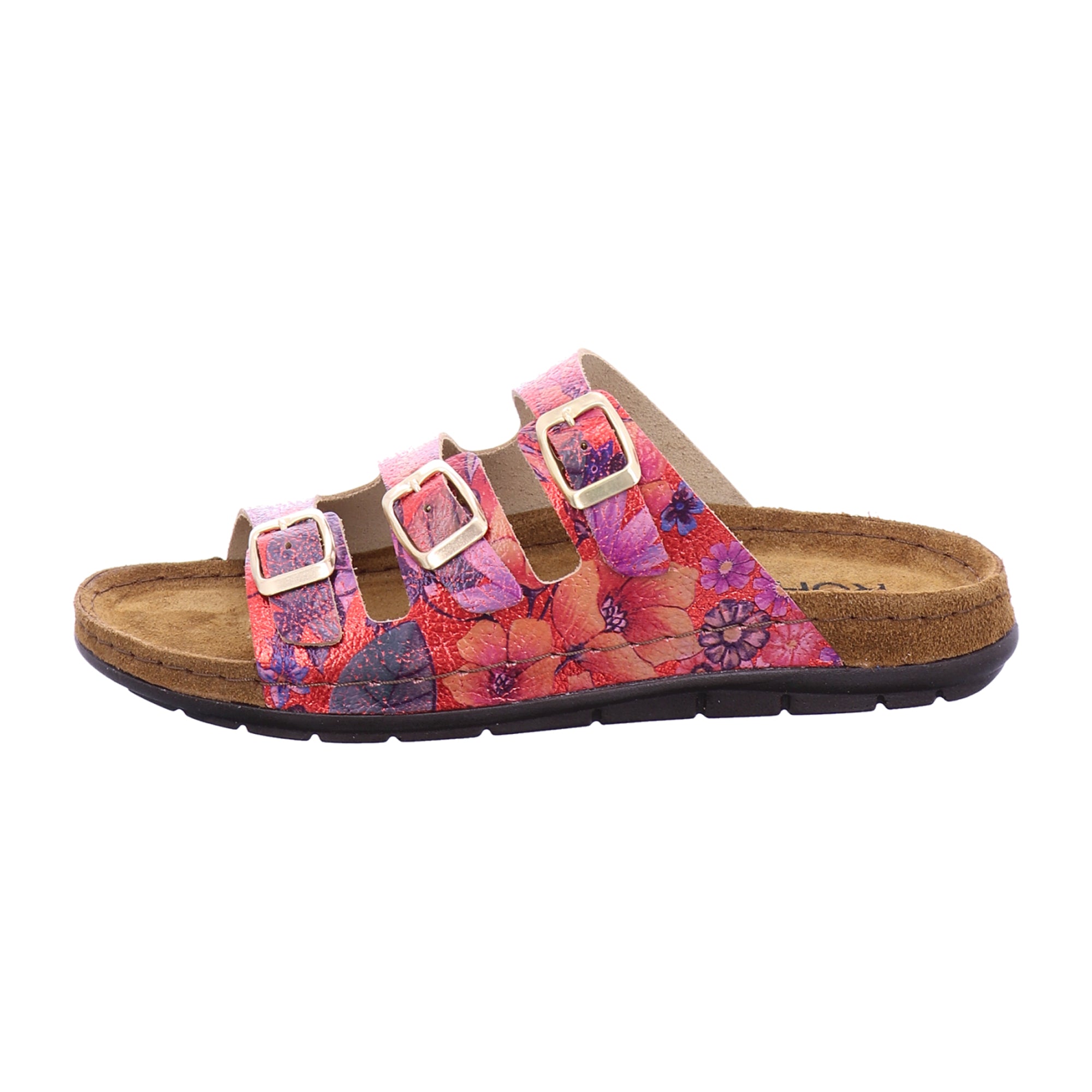 Rohde Comfortable Women's Colorful Slip-On Sandals Textile Synthetic Leather Sole