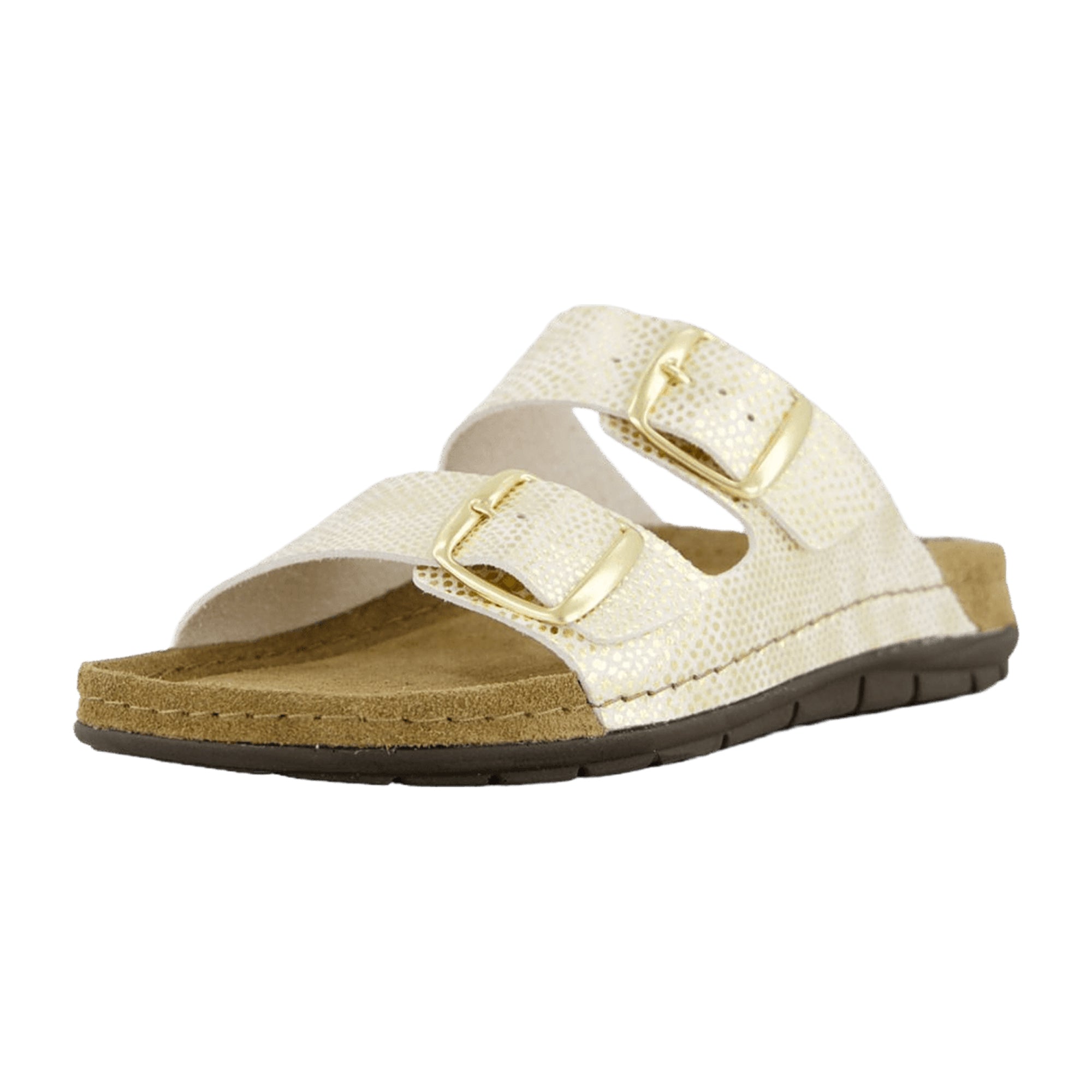 Rohde Comfortable Women's Pantoletten Gold Color