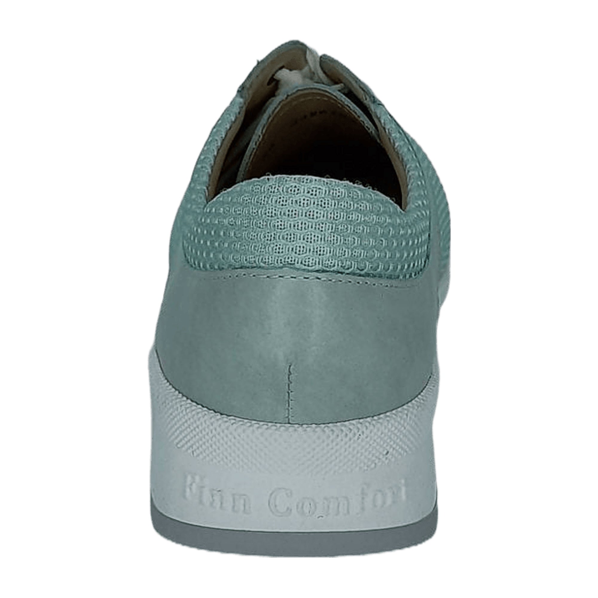 Finn Comfort Cerritos Women's Sneakers - Mint Green, Comfortable Lace-up Shoes with Removable Insole, Leather/Textile Mix, Handcrafted in Germany