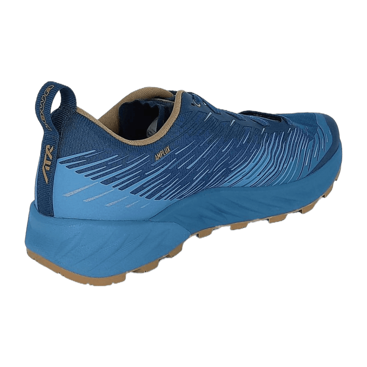 LOWA AMPLUX Men's Trail Running Shoes Blue Faux Leather