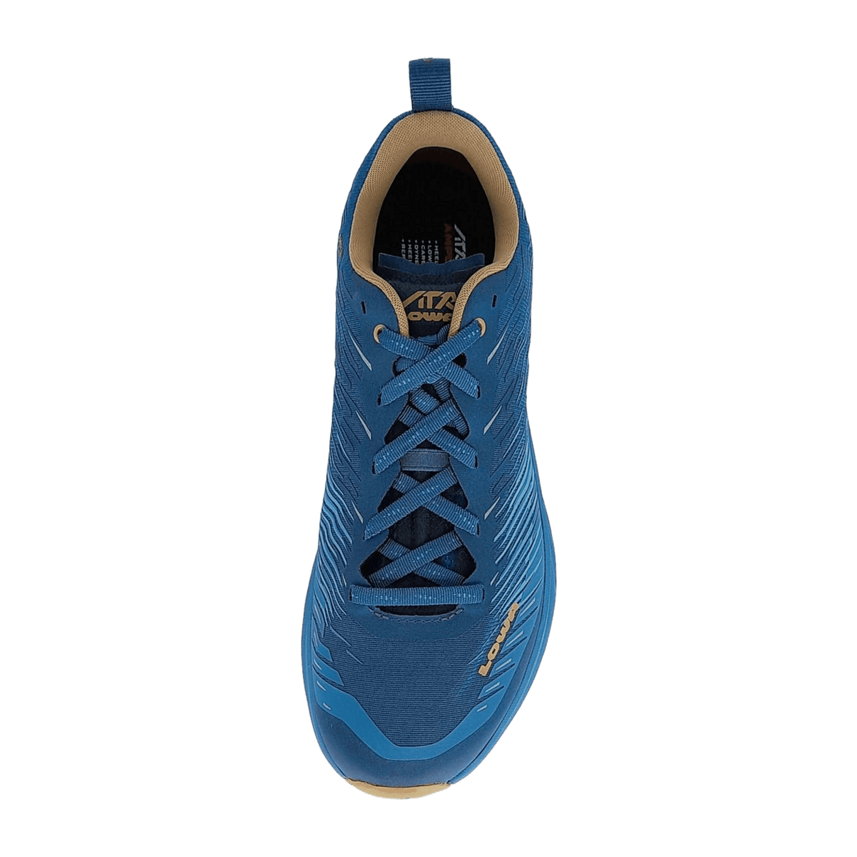 LOWA AMPLUX Men's Trail Running Shoes Blue Faux Leather
