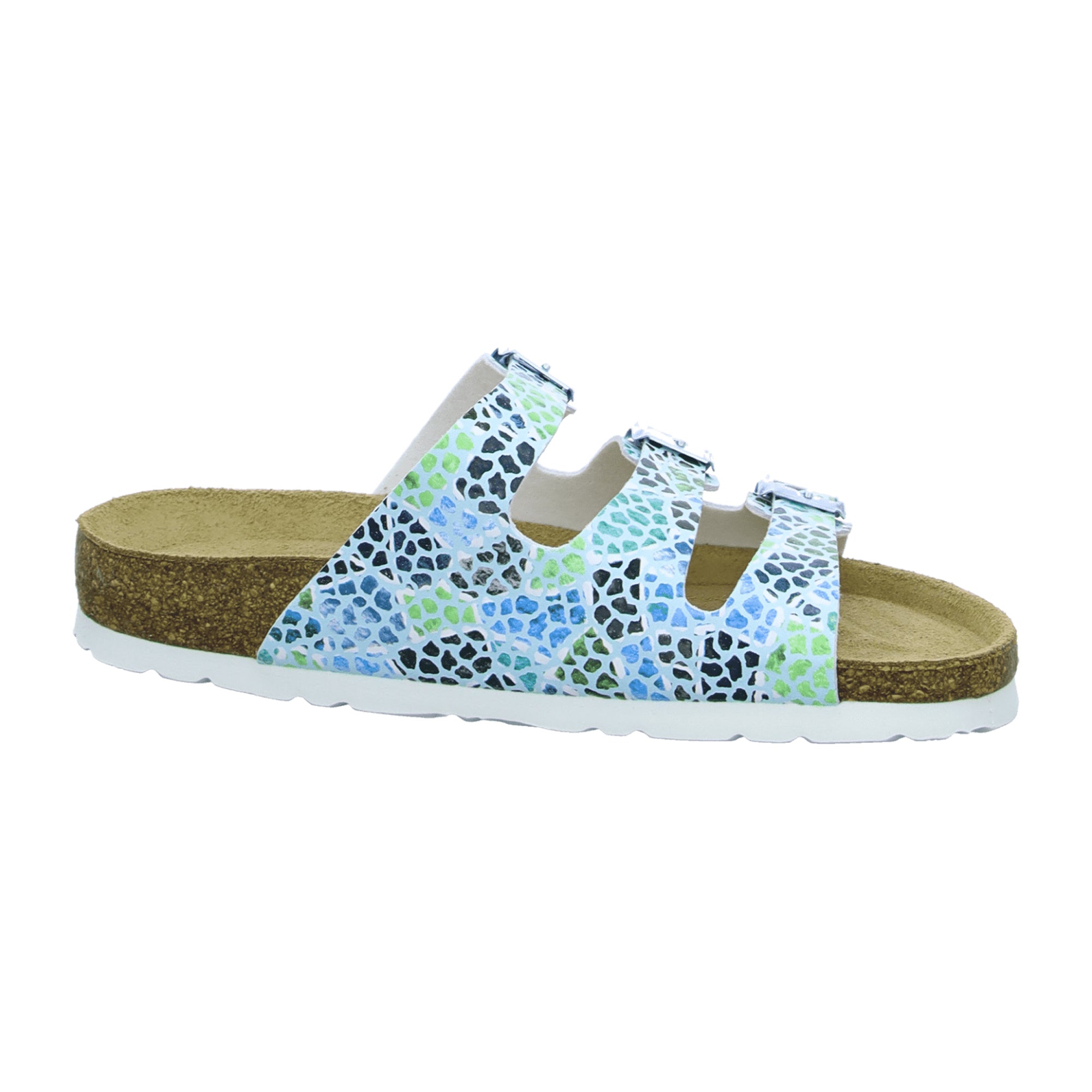 Rohde Alba Blue Women's Shoes Textile Synthetic Flat White Sole Normal Width