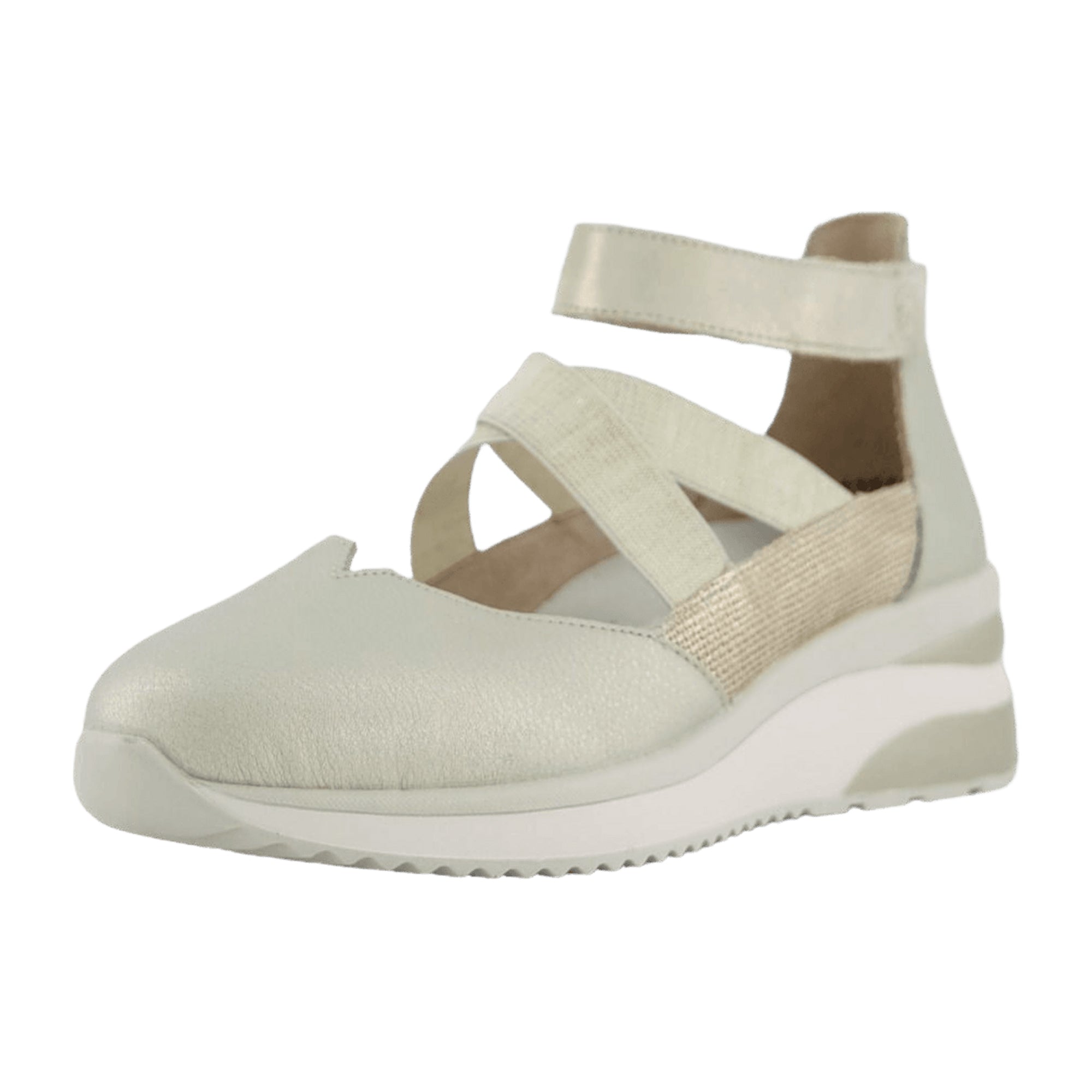 Remonte Women's Gold Slip-On Casual Shoes