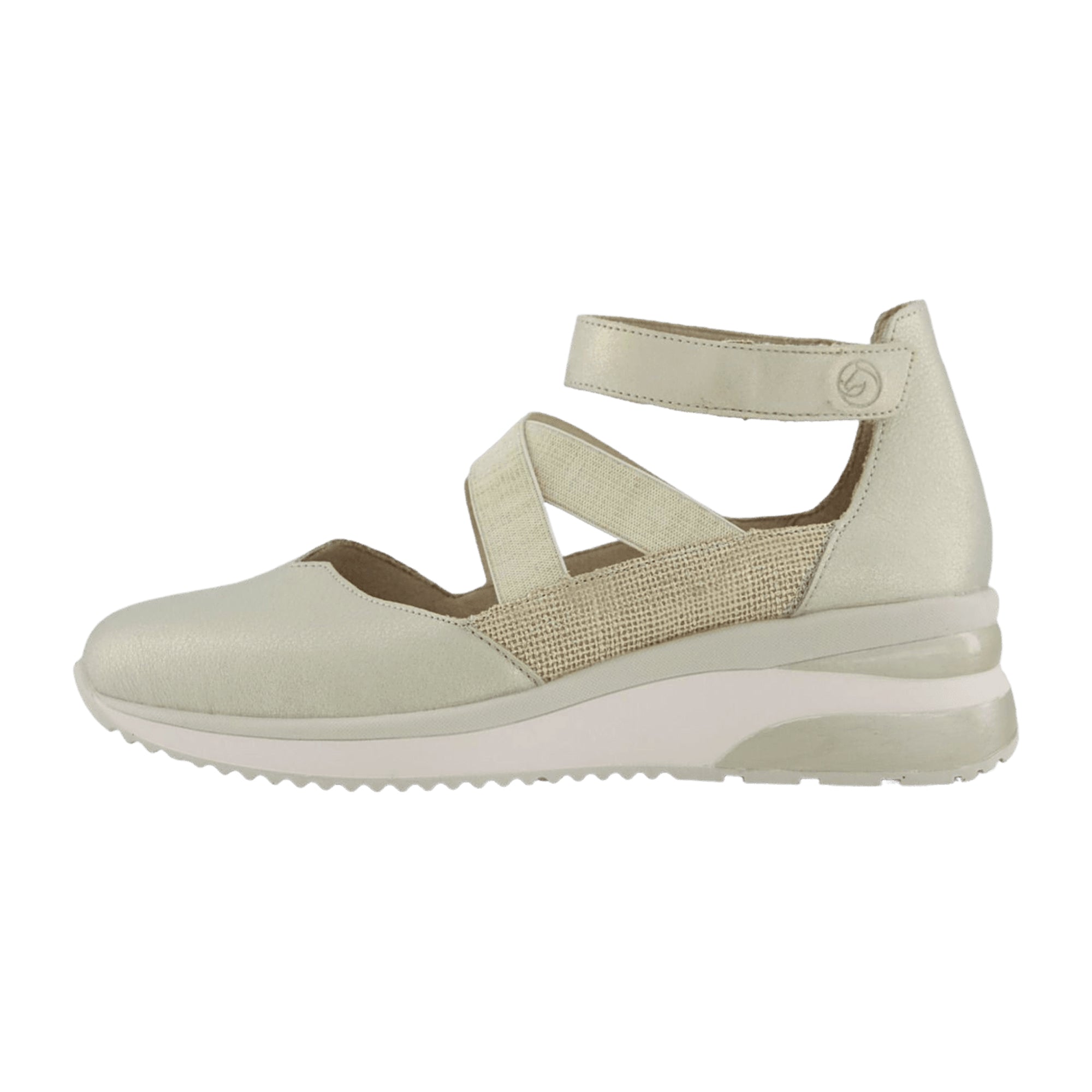 Remonte Women's Gold Slip-On Casual Shoes