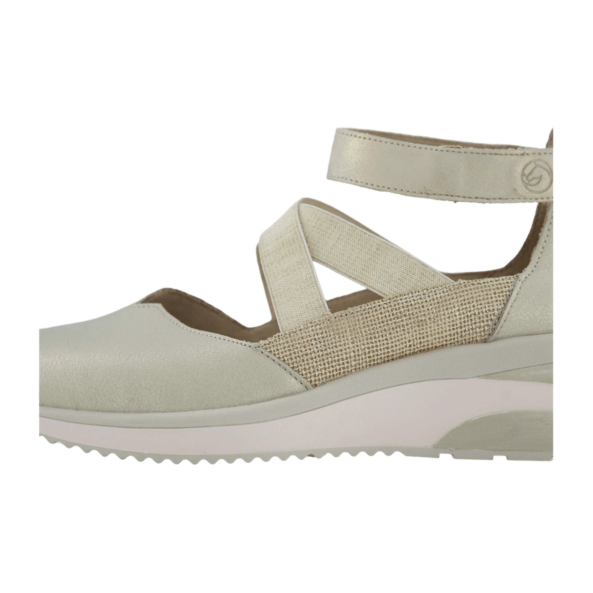 Remonte Women's Gold Slip-On Casual Shoes
