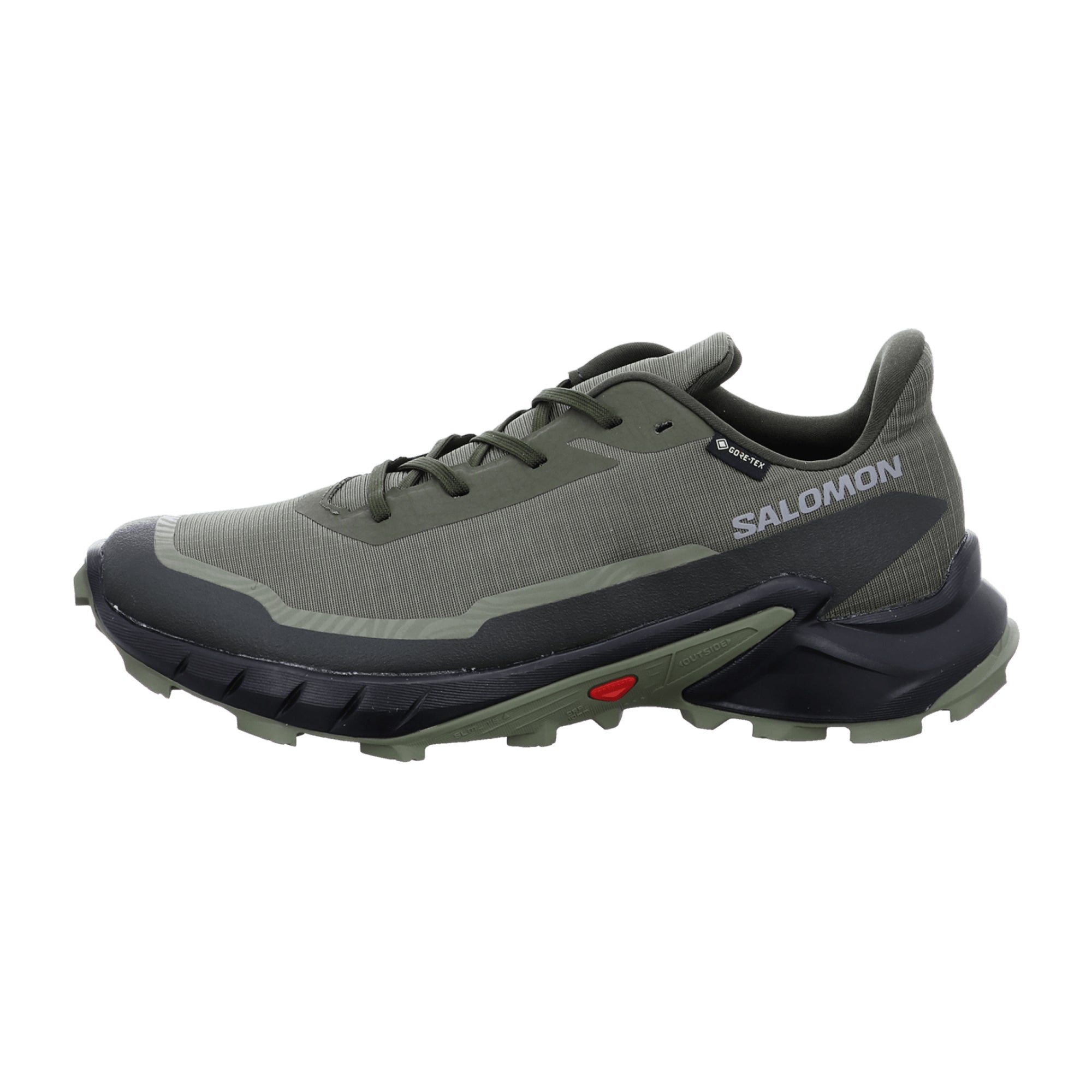Salomon Alphacross 5 GTX for men, olive, shoes