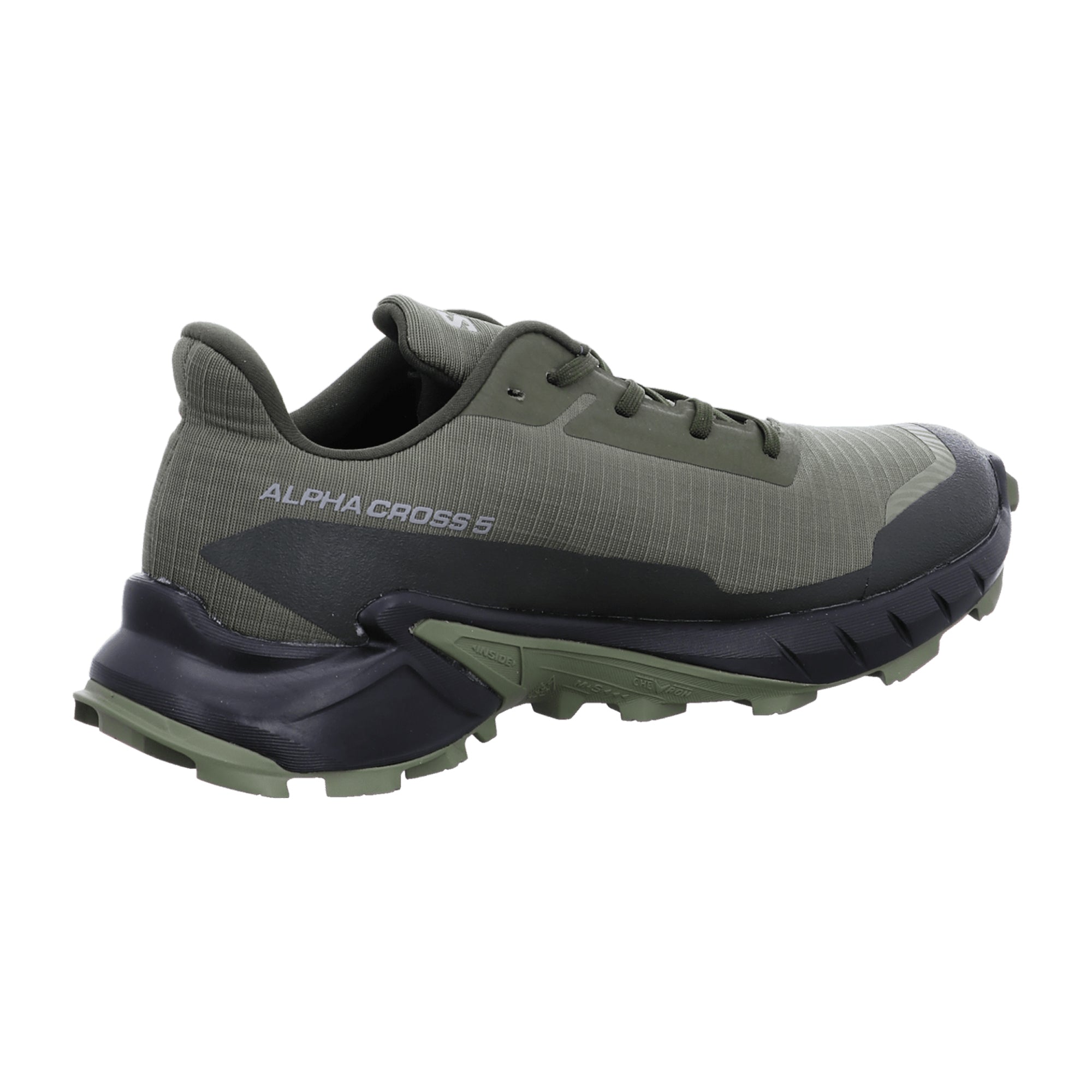 Salomon Alphacross 5 GTX for men, olive, shoes