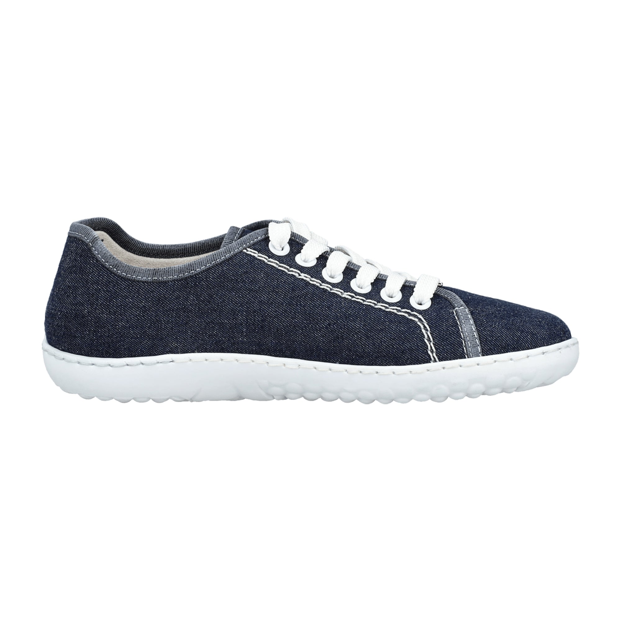 Rieker 52823 Women's Blue Flats Textile Upper and Lining Light PU Sole