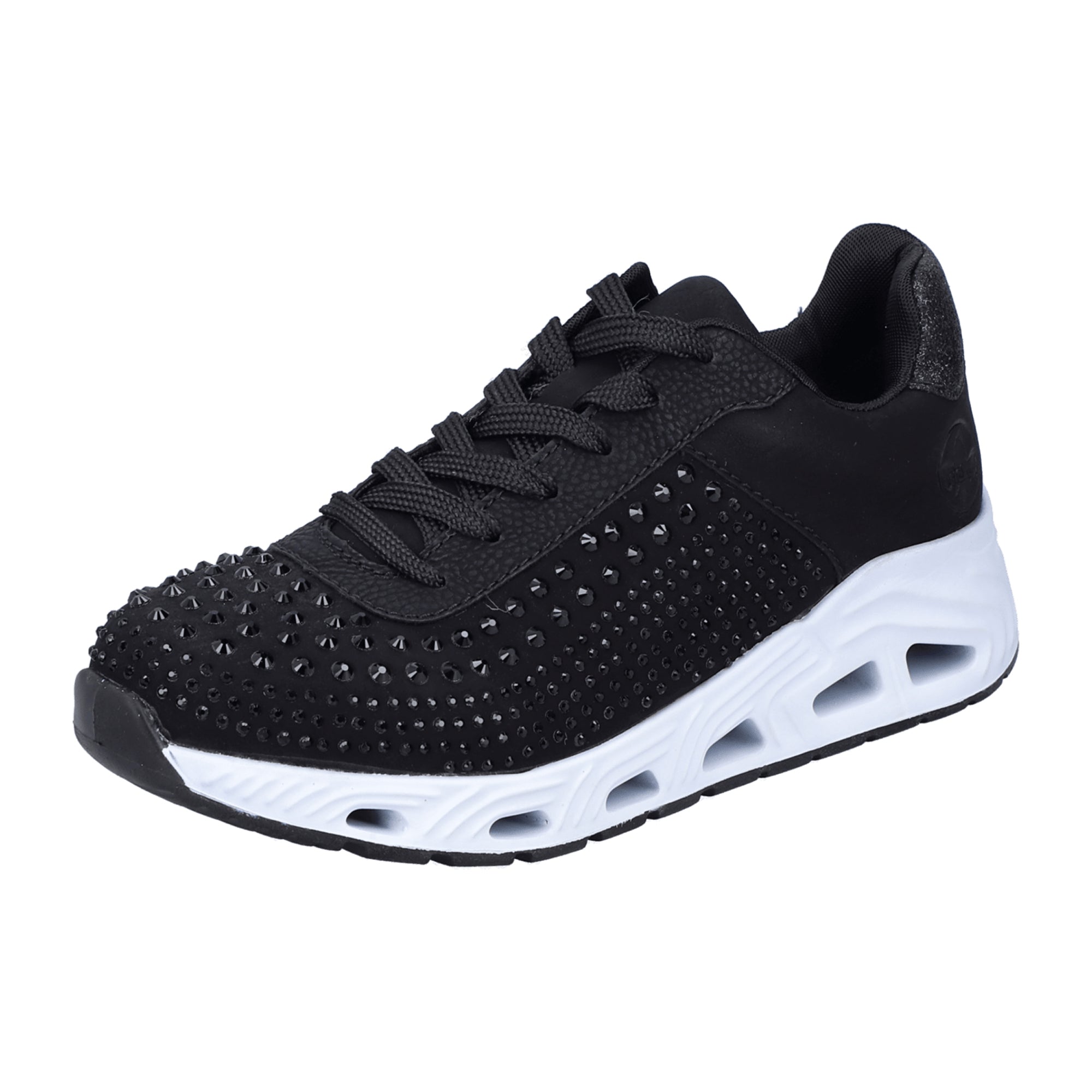 Rieker Black Nabukino Women's Casual Shoes with Removable Insole