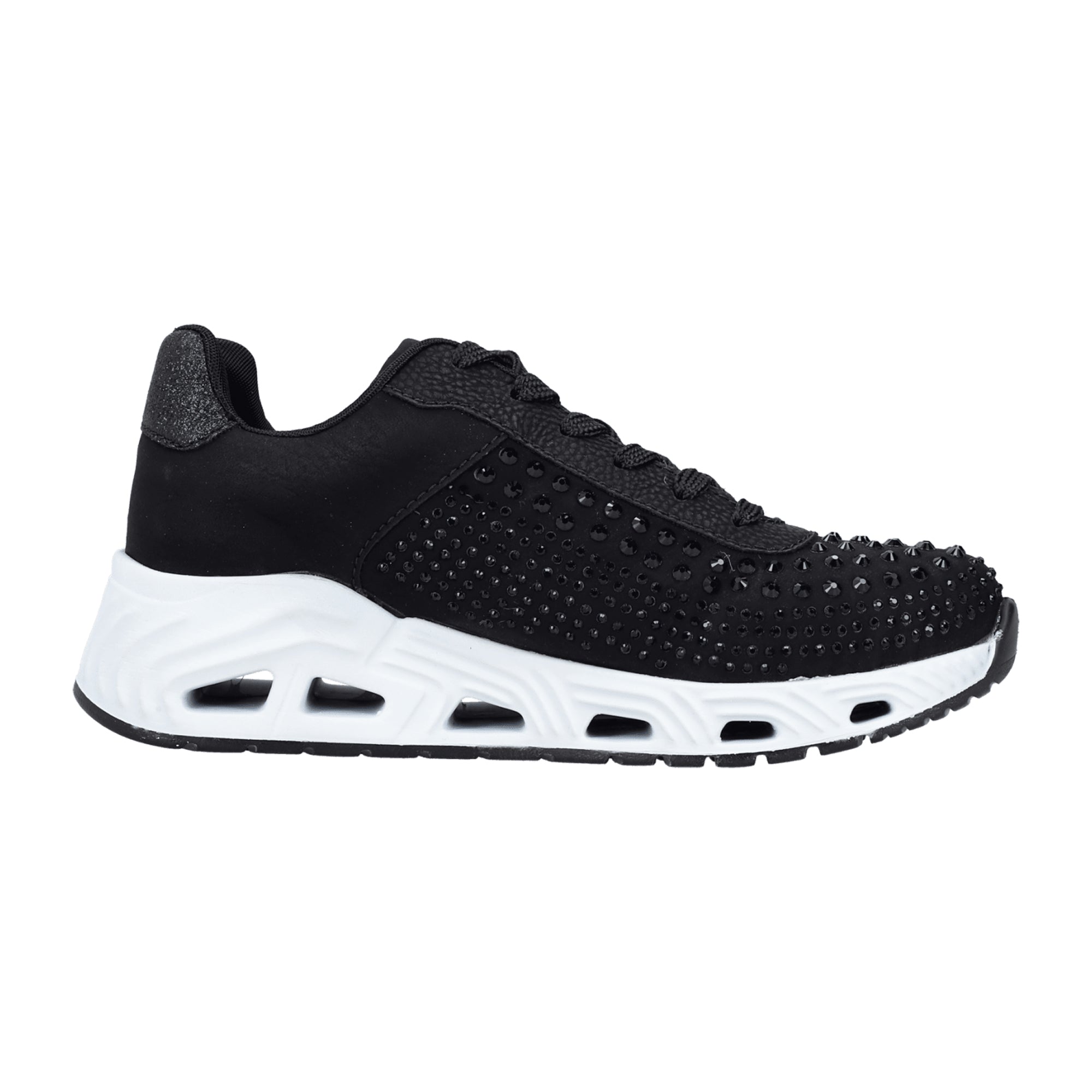 Rieker Black Nabukino Women's Casual Shoes with Removable Insole