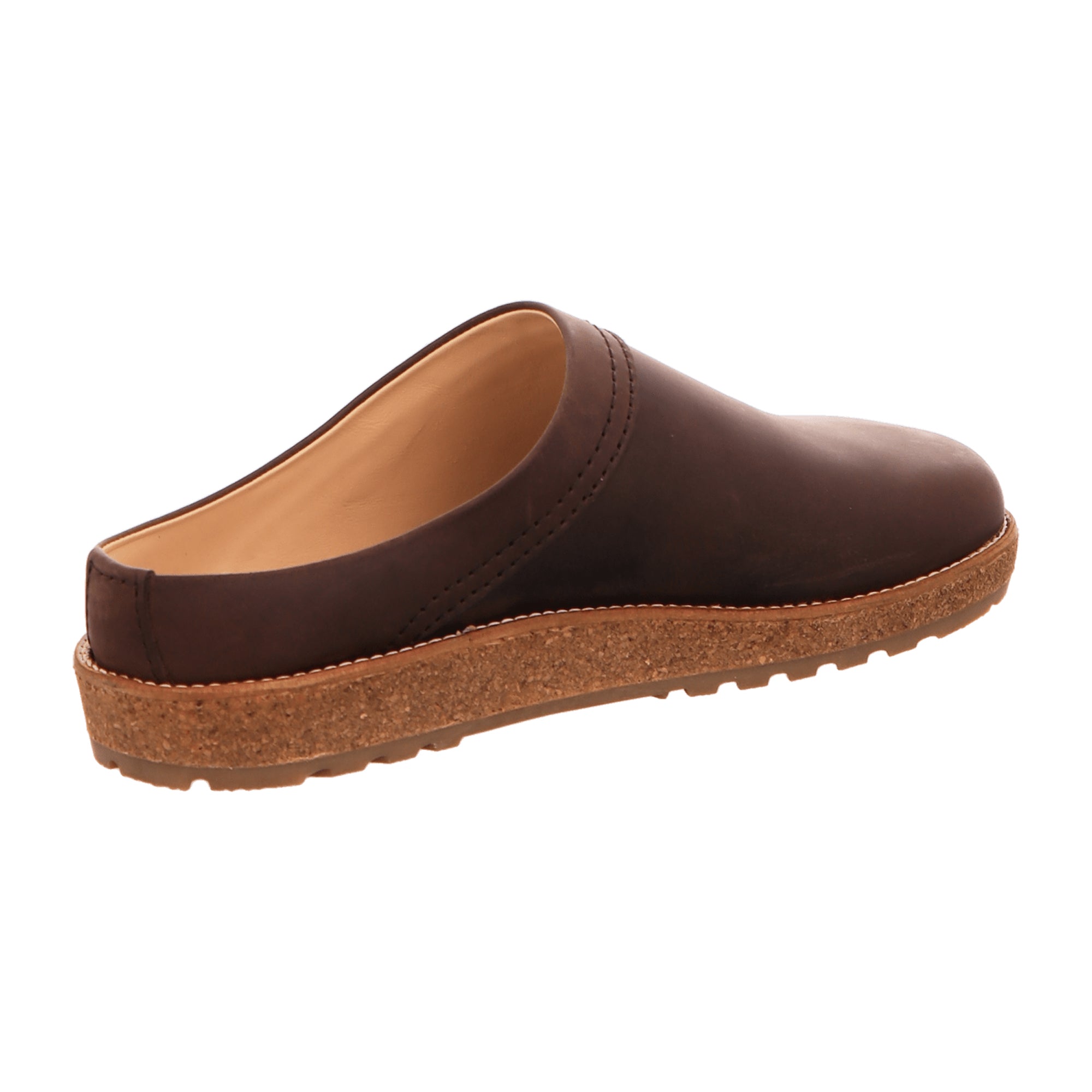 Haflinger Travel-Classic Men’s Brown Clogs – Durable & Stylish Leather Footwear