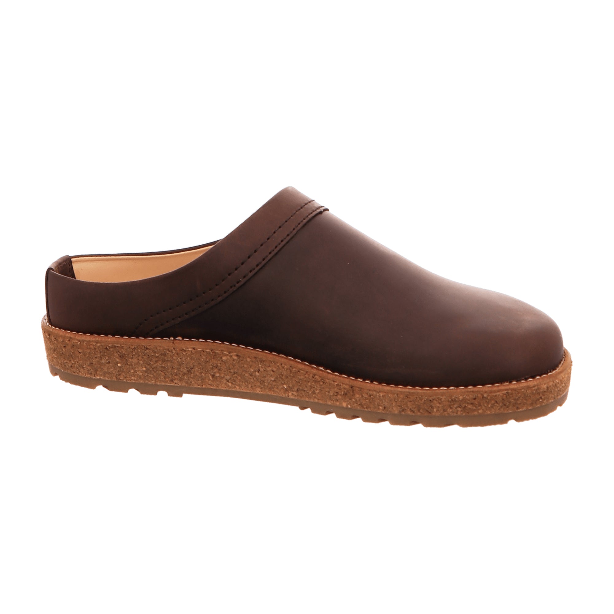 Haflinger Travel-Classic Men’s Brown Clogs – Durable & Stylish Leather Footwear