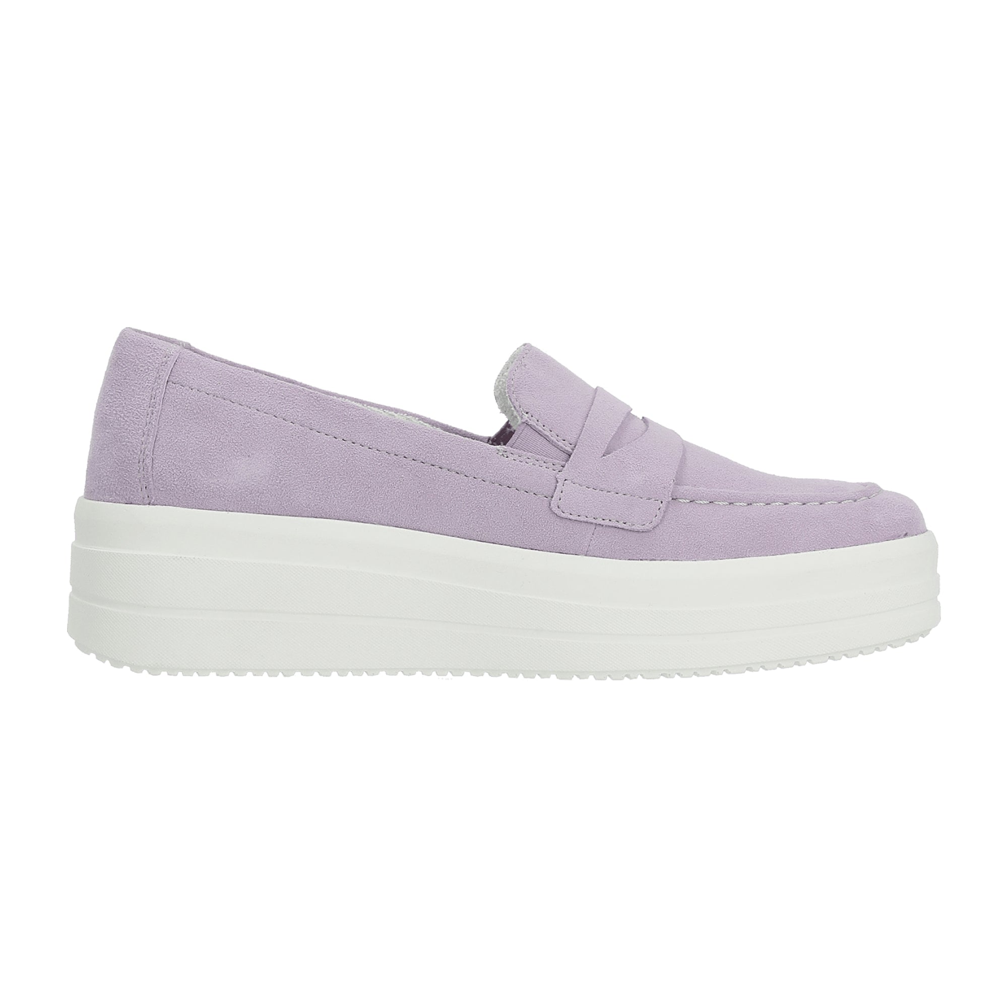 Remonte Women's Purple Slip-On Suede Shoes