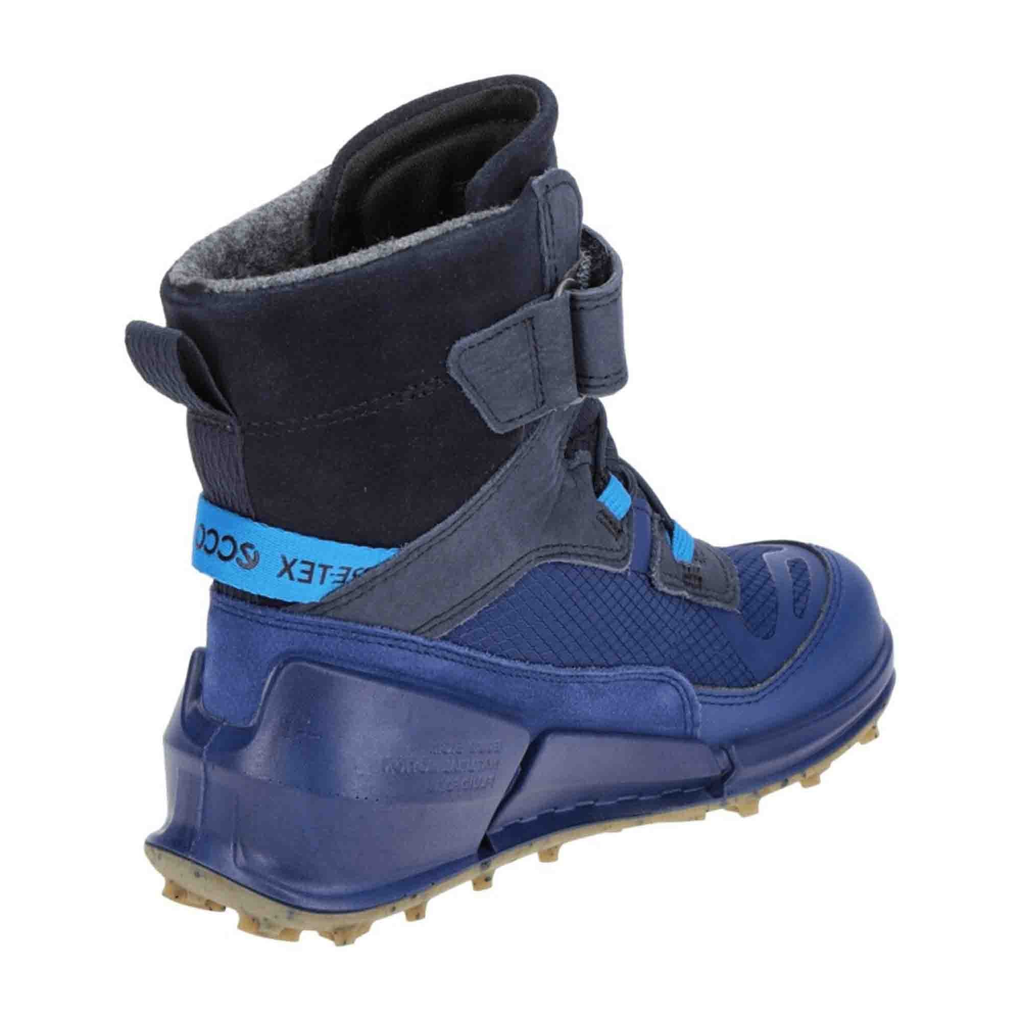 Ecco boots blue on sale