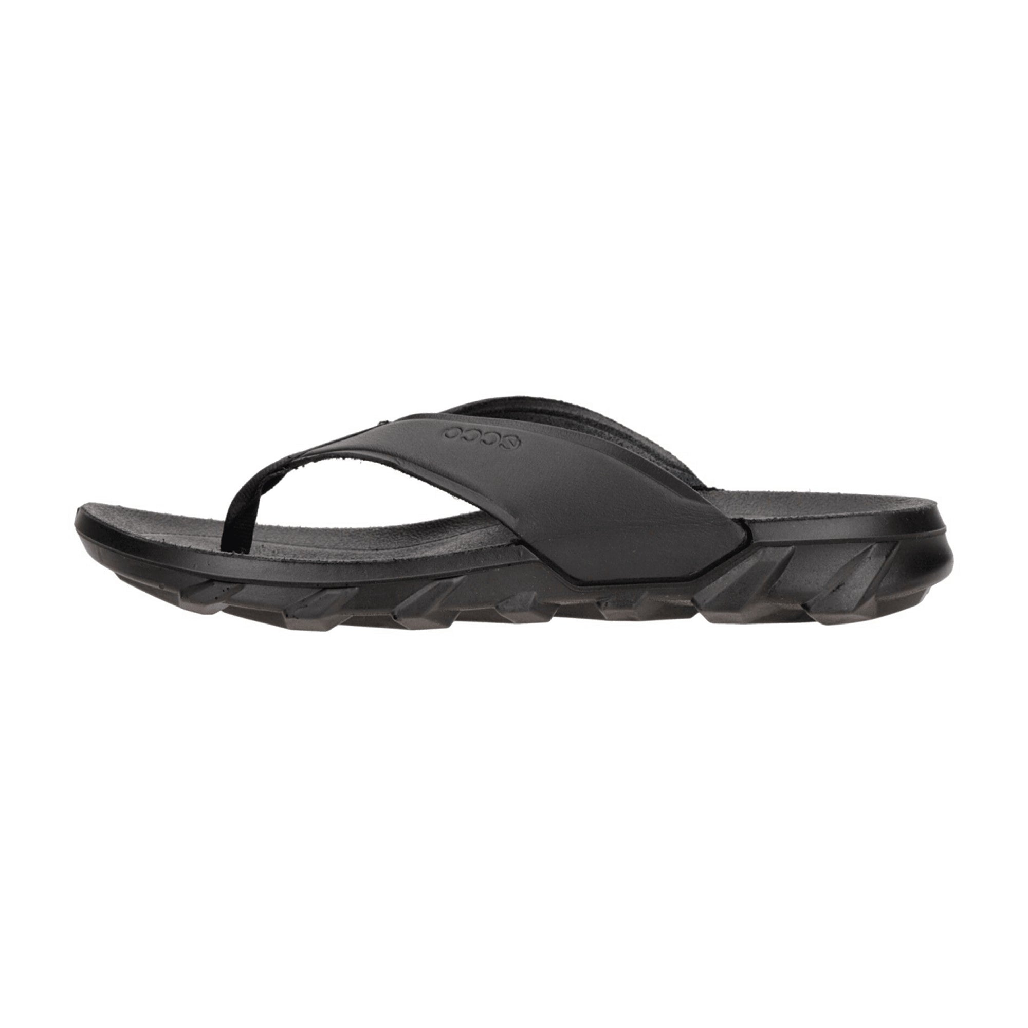Ecco MX Flipsider Unisex Flip-Flops - Durable Casual Sandals, Black